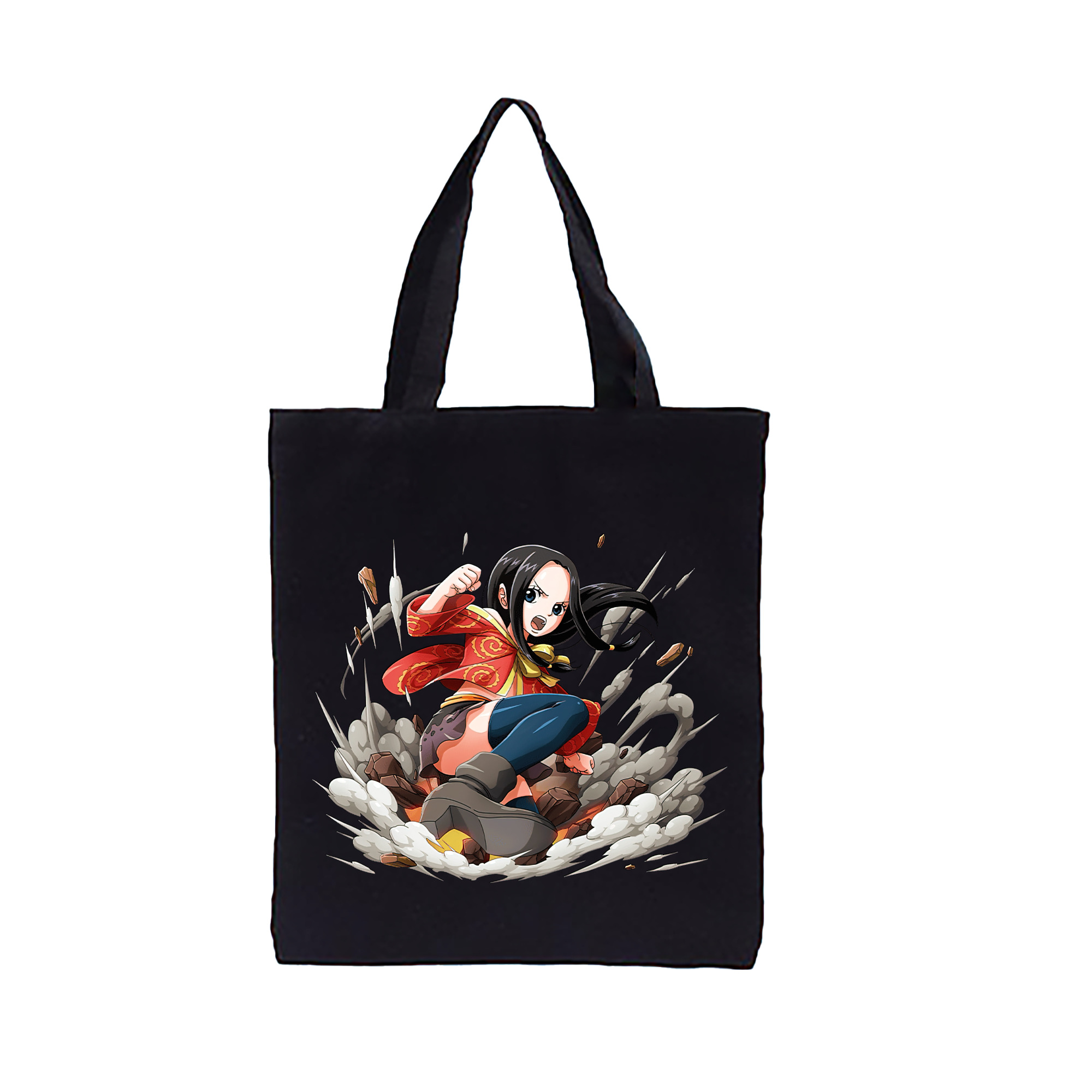 ワンピース ボア・ハンコック ONE PIECE Boa·Hancock 縦型キャンバス生地手提げバッグ　トートバッグ