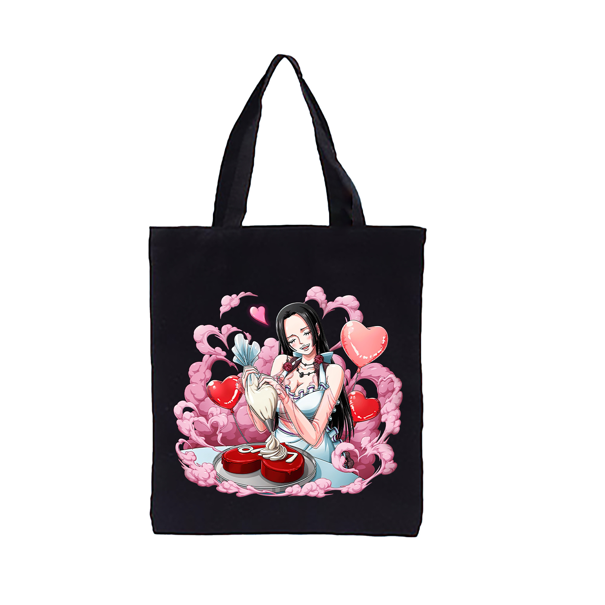 ワンピース ボア・ハンコック ONE PIECE Boa·Hancock 縦型キャンバス生地手提げバッグ　トートバッグ