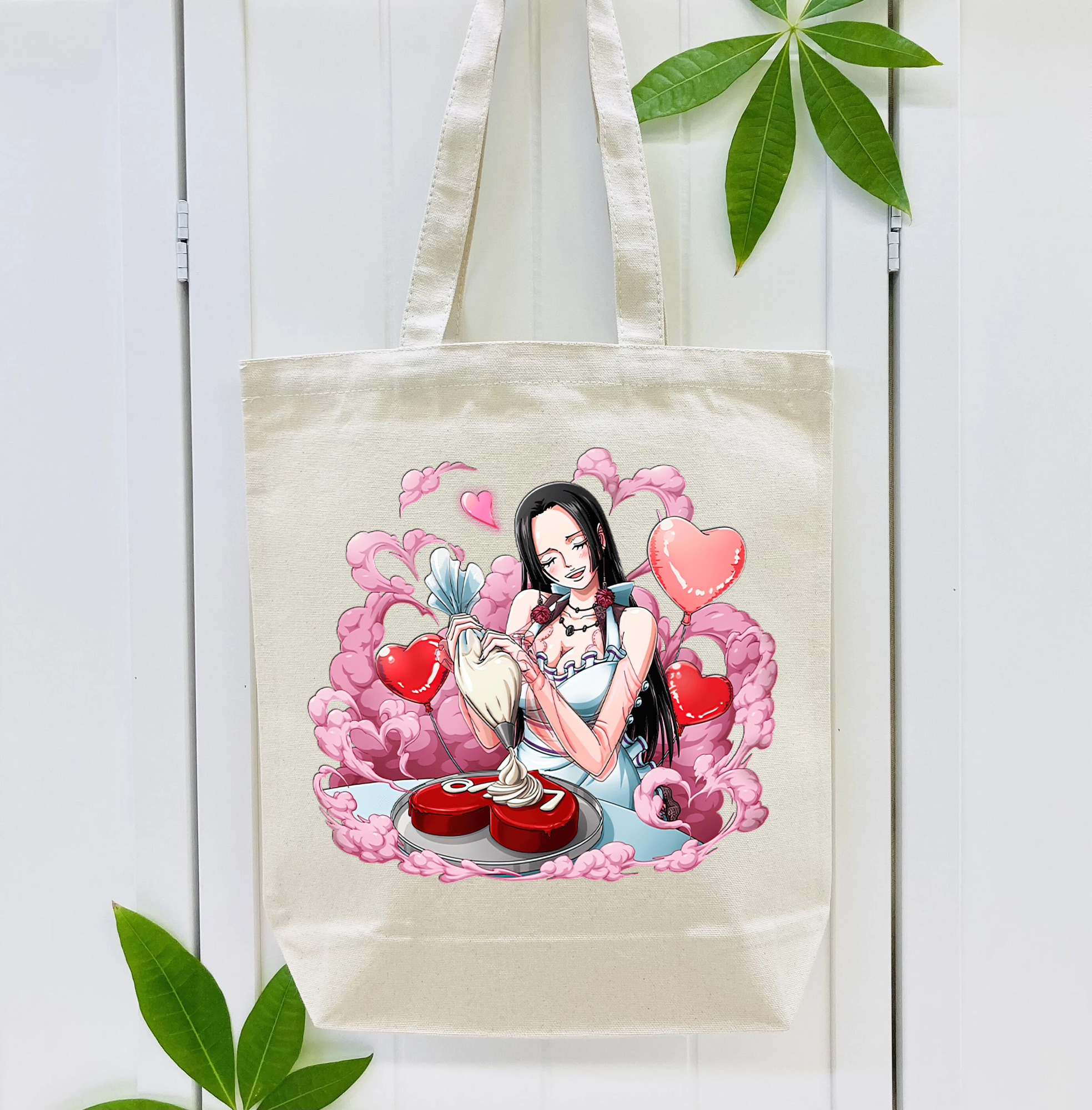 ワンピース ボア・ハンコック ONE PIECE Boa·Hancock 縦型キャンバス生地手提げバッグ　トートバッグ