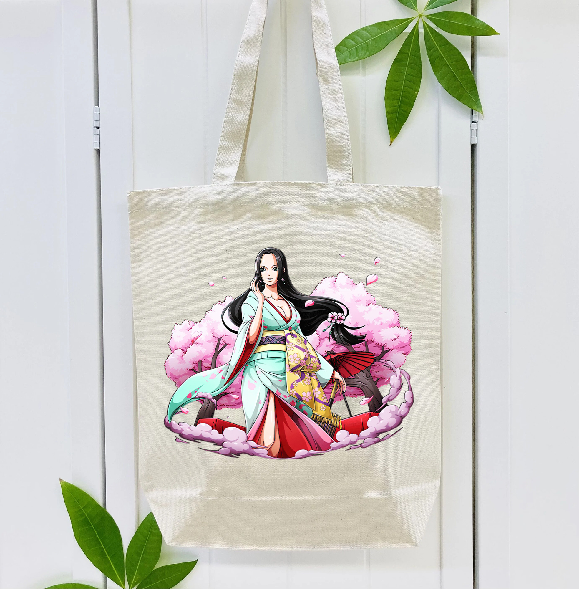 ワンピース ボア・ハンコック ONE PIECE Boa·Hancock 縦型キャンバス生地手提げバッグ　トートバッグ