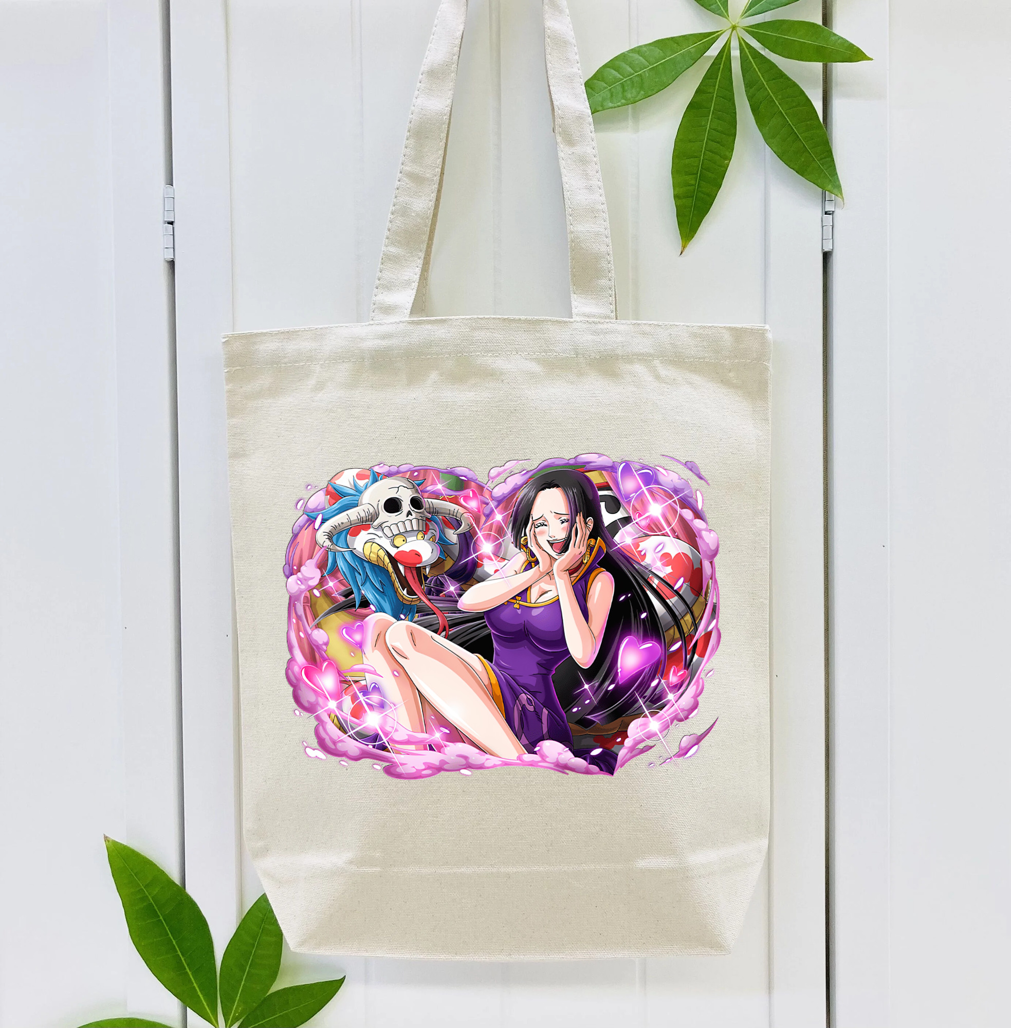 ワンピース ボア・ハンコック ONE PIECE Boa·Hancock 縦型キャンバス生地手提げバッグ　トートバッグ