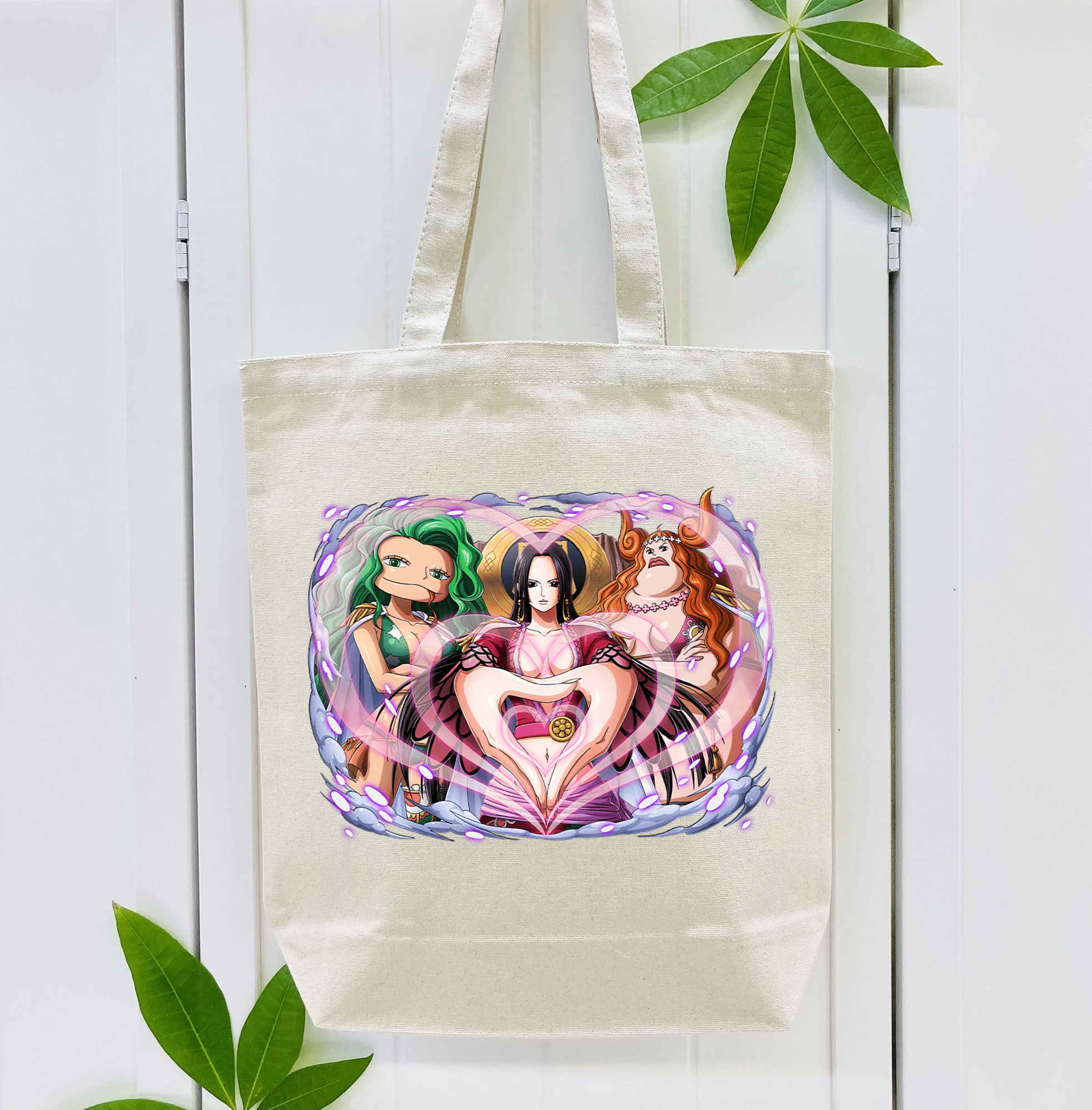 ワンピース ボア・ハンコック ONE PIECE Boa·Hancock 縦型キャンバス生地手提げバッグ　トートバッグ