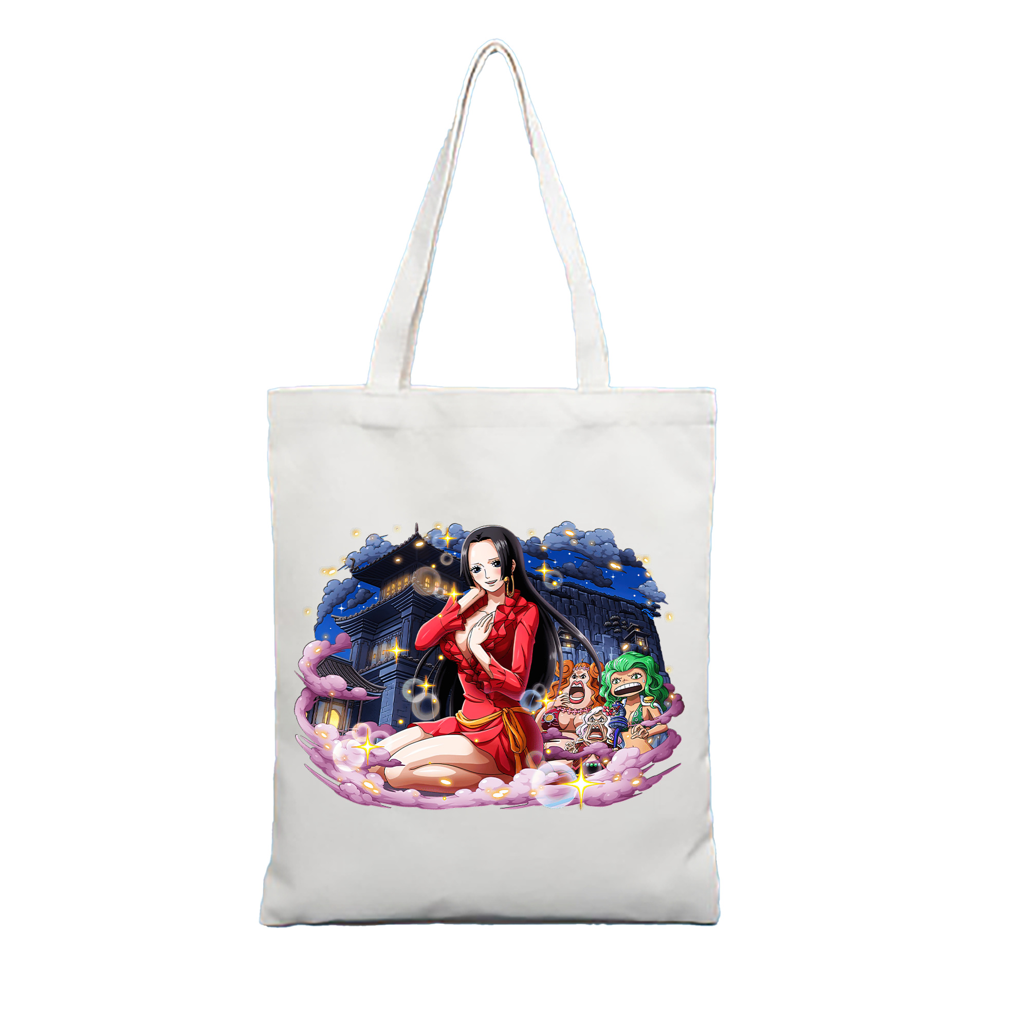 ワンピース ボア・ハンコック ONE PIECE Boa·Hancock 縦型キャンバス生地手提げバッグ　トートバッグ