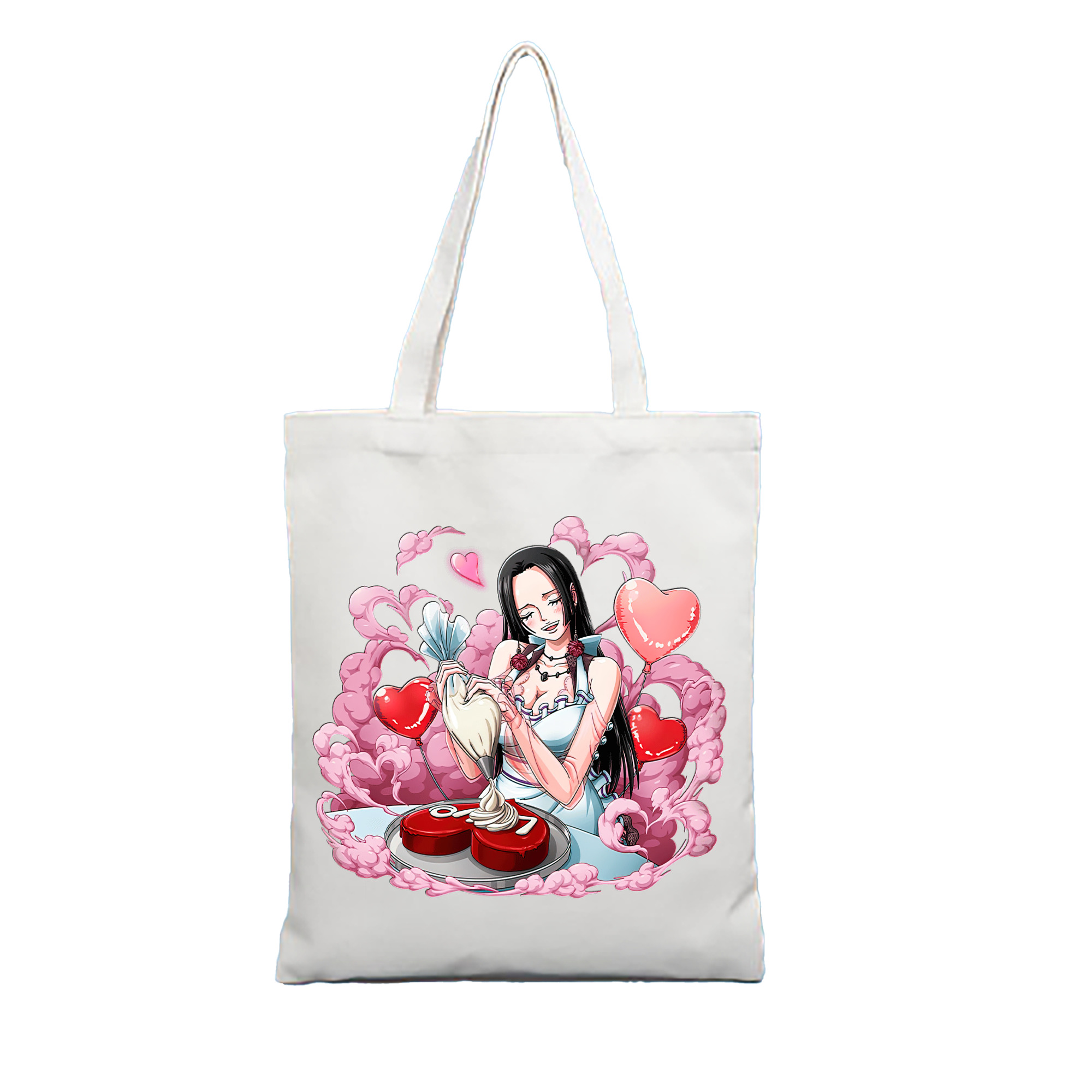 ワンピース ボア・ハンコック ONE PIECE Boa·Hancock 縦型キャンバス生地手提げバッグ　トートバッグ
