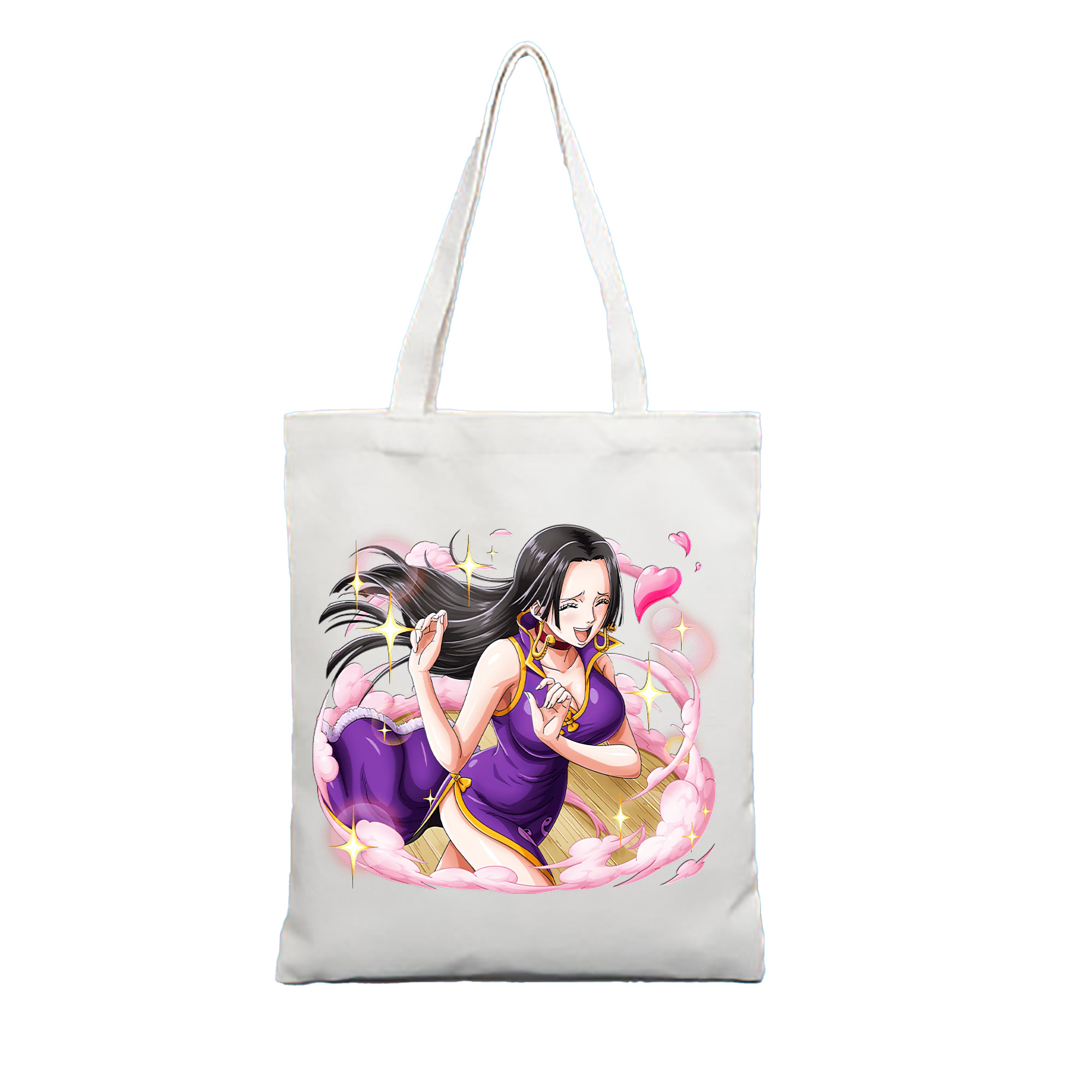 ワンピース ボア・ハンコック ONE PIECE Boa·Hancock 縦型キャンバス生地手提げバッグ　トートバッグ