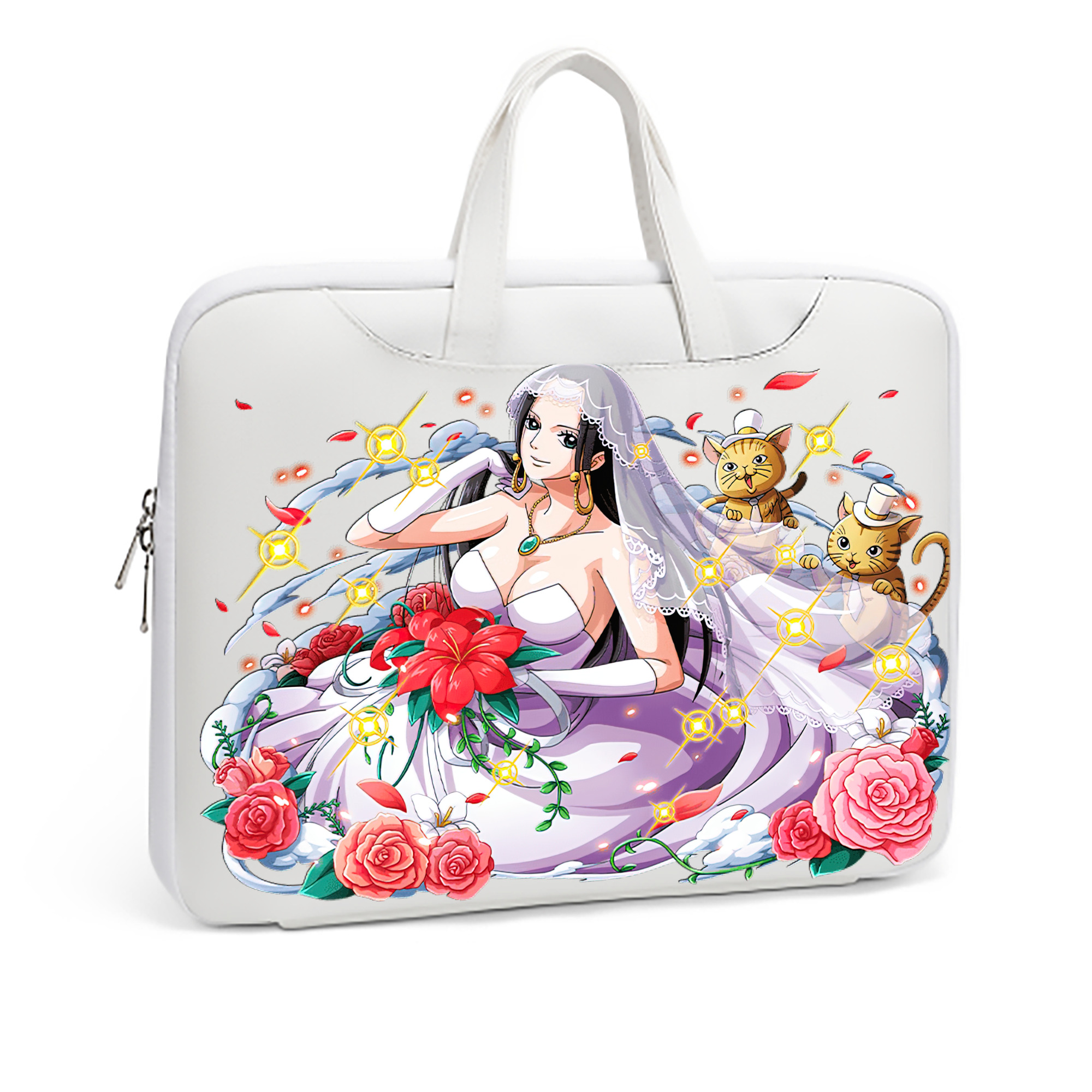 ワンピース ボア・ハンコック ONE PIECE Boa·Hancock レザーラップトップバッグ　ノートパソコンケース