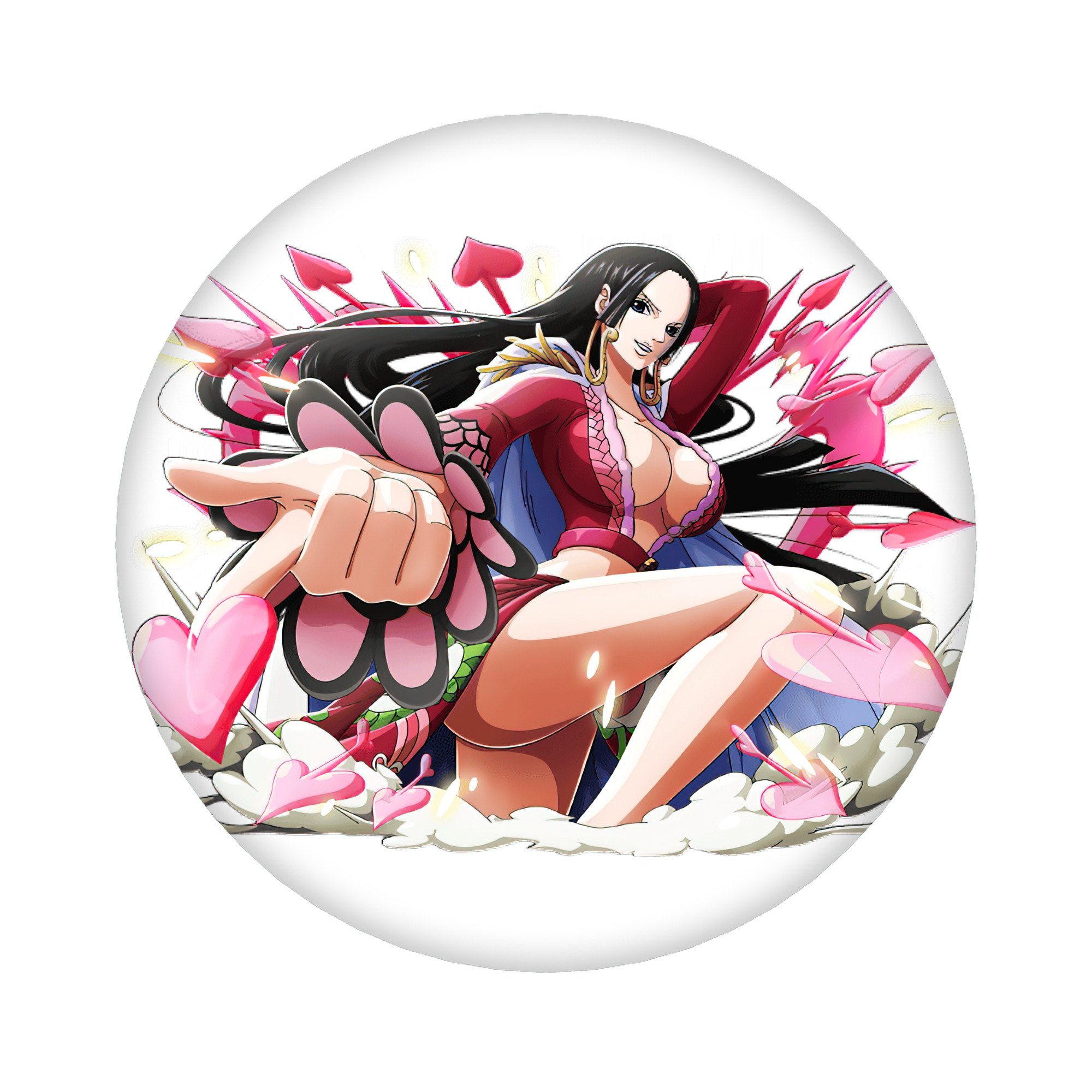 （画像用） ワンピース ボア・ハンコック ONE PIECE Boa·Hancock 6cm 缶バッジ 複数セット