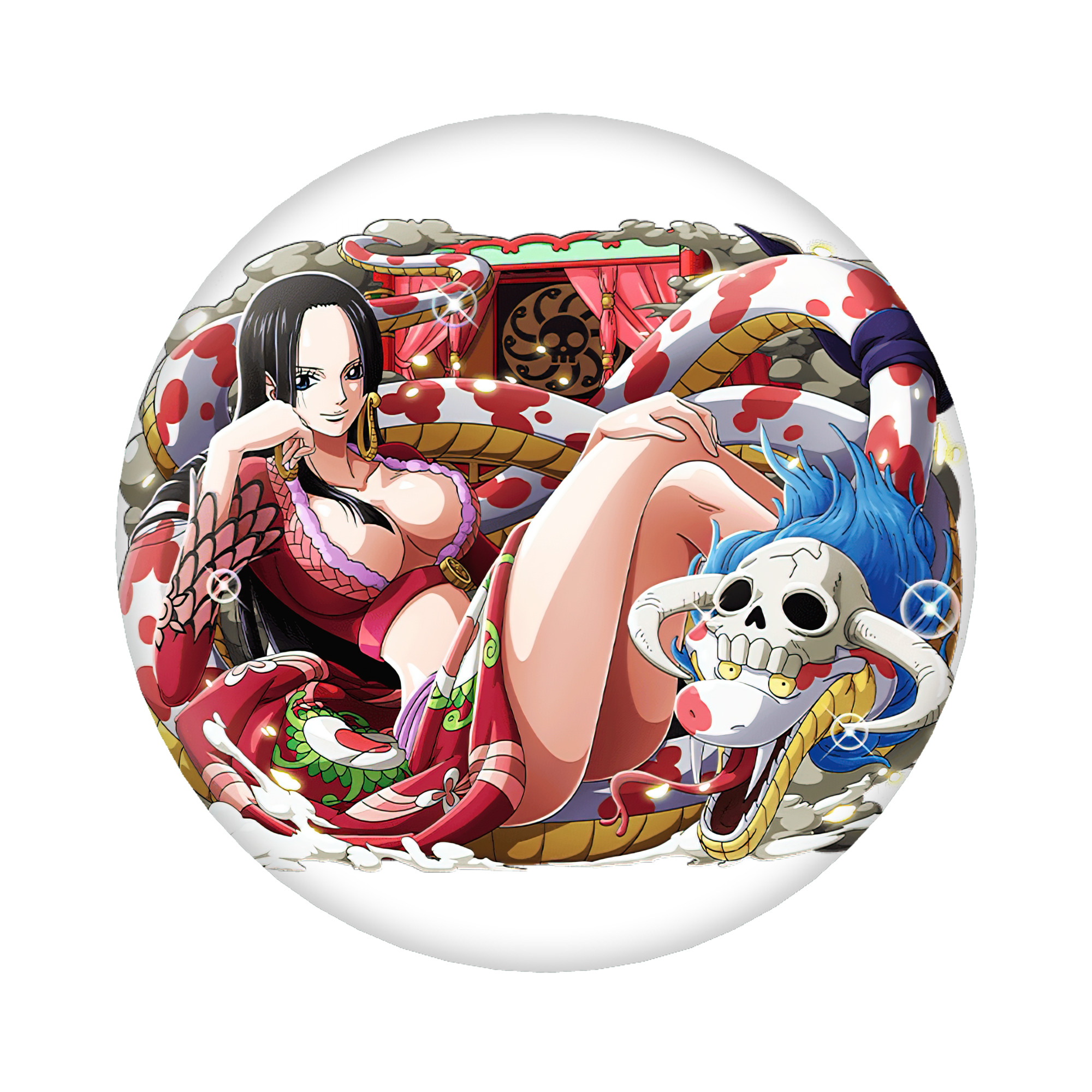 （画像用） ワンピース ボア・ハンコック ONE PIECE Boa·Hancock 6cm 缶バッジ 複数セット