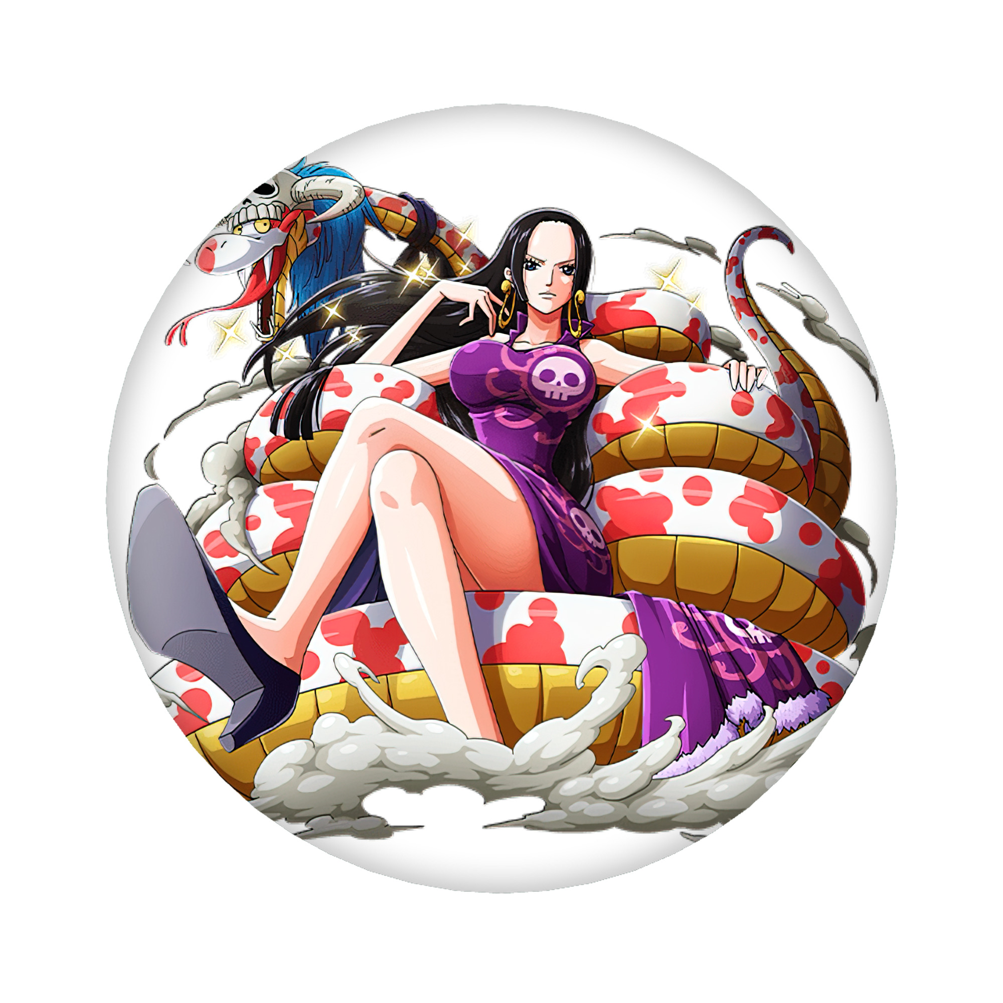 （画像用） ワンピース ボア・ハンコック ONE PIECE Boa·Hancock 6cm 缶バッジ 複数セット