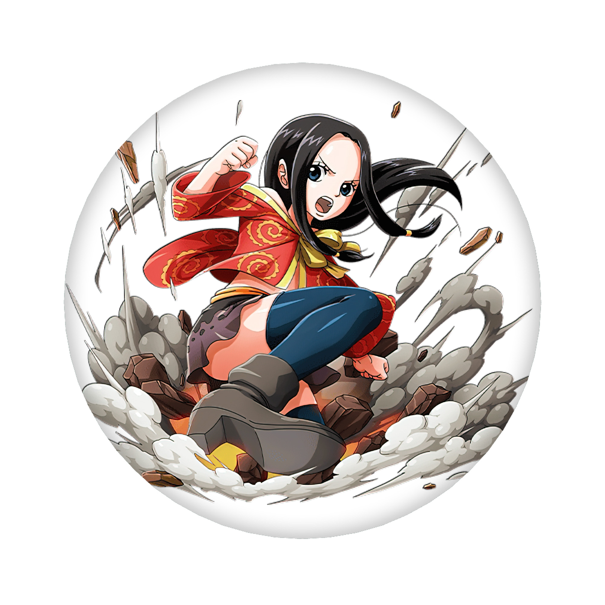 （画像用） ワンピース ボア・ハンコック ONE PIECE Boa·Hancock 6cm 缶バッジ 複数セット