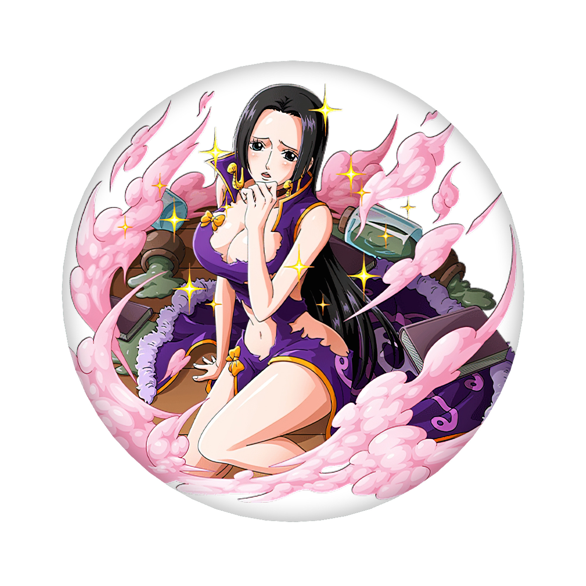 （画像用） ワンピース ボア・ハンコック ONE PIECE Boa·Hancock 6cm 缶バッジ 複数セット