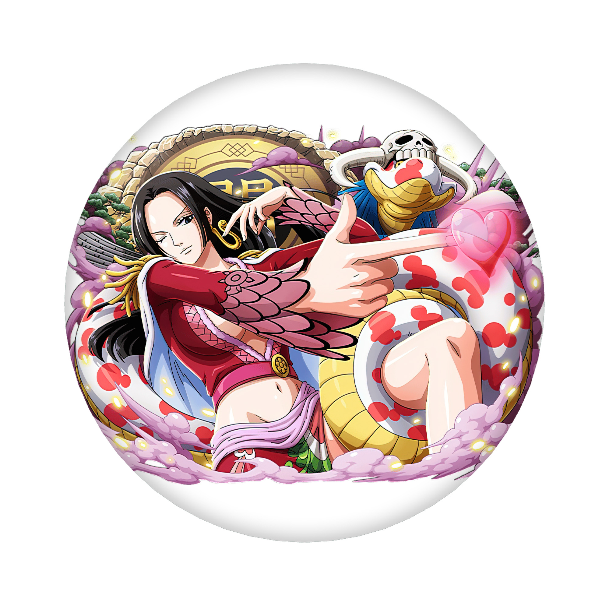 （画像用） ワンピース ボア・ハンコック ONE PIECE Boa·Hancock 6cm 缶バッジ 複数セット