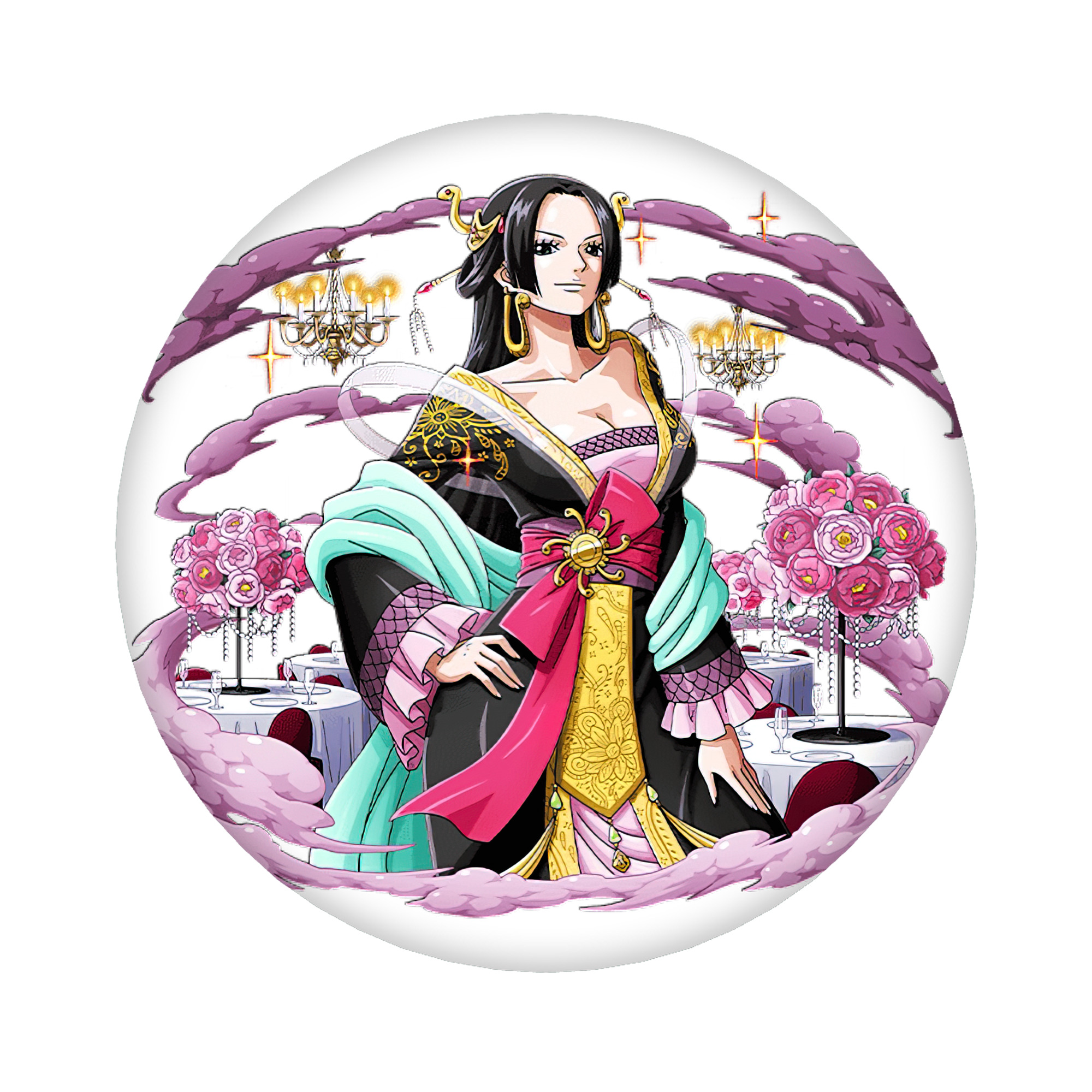 （画像用） ワンピース ボア・ハンコック ONE PIECE Boa·Hancock 6cm 缶バッジ 複数セット