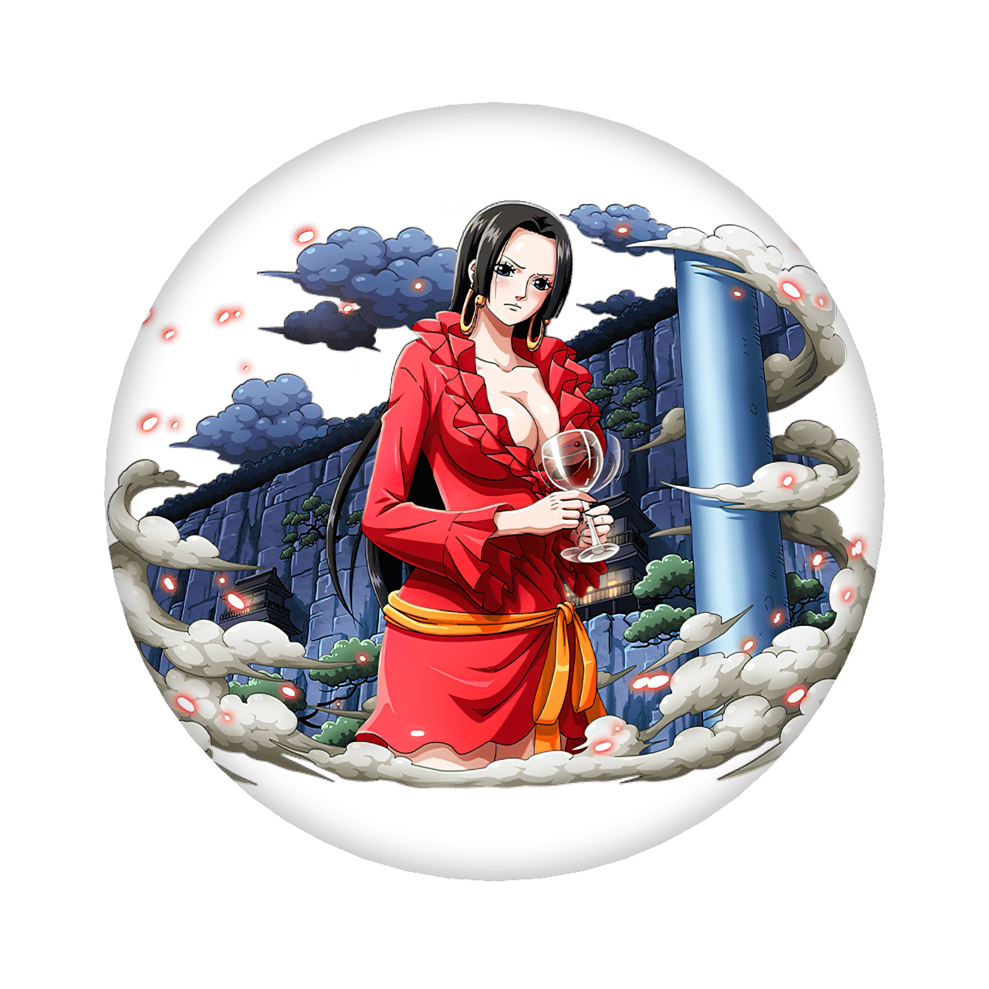 （画像用） ワンピース ボア・ハンコック ONE PIECE Boa·Hancock 6cm 缶バッジ 複数セット
