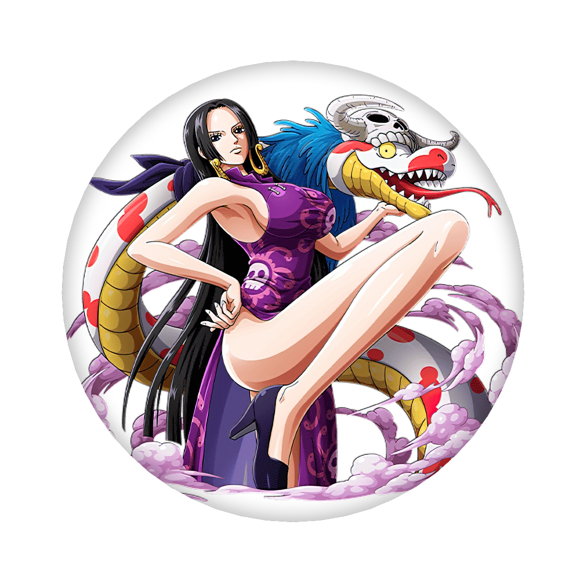 （画像用） ワンピース ボア・ハンコック ONE PIECE Boa·Hancock 6cm 缶バッジ 複数セット