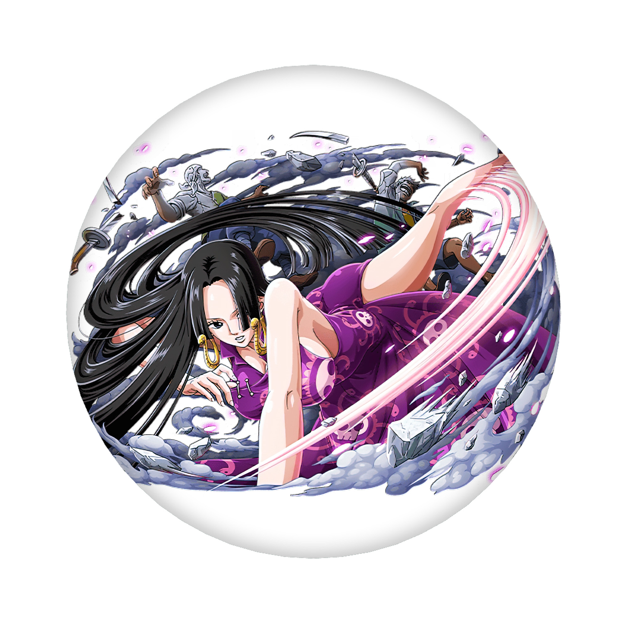 （画像用） ワンピース ボア・ハンコック ONE PIECE Boa·Hancock 6cm 缶バッジ 複数セット