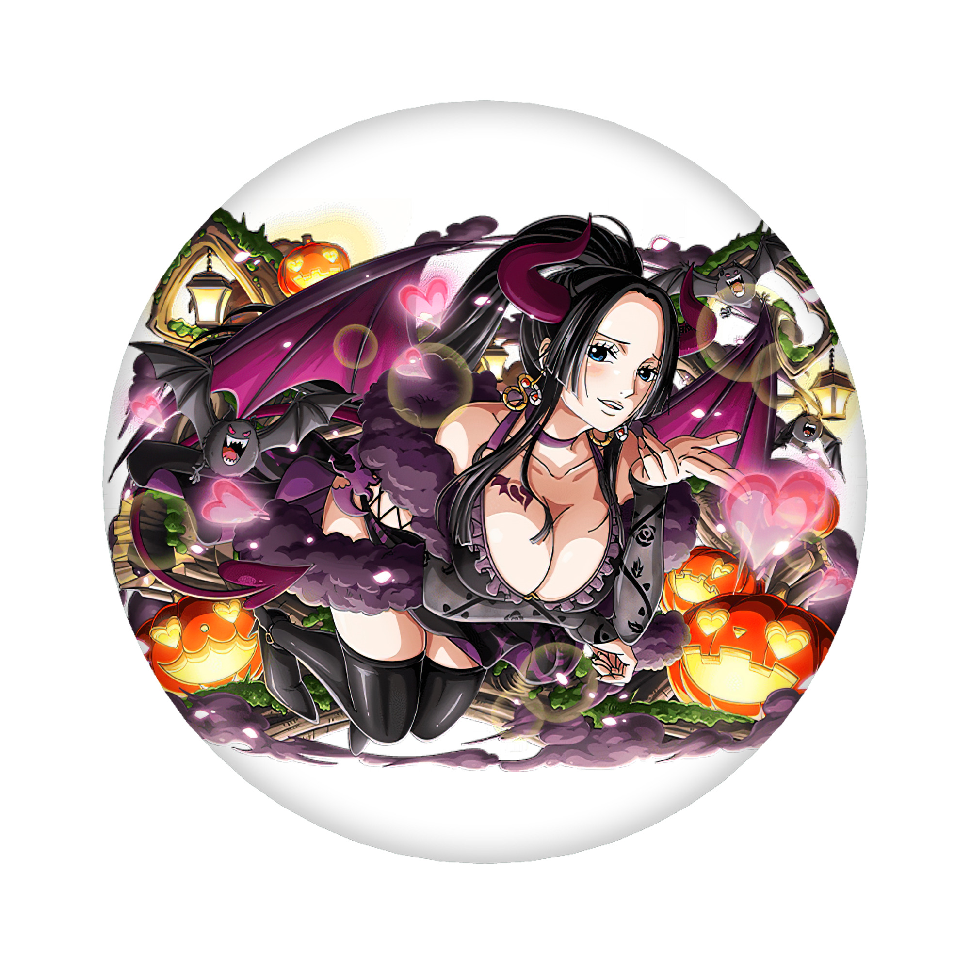 （画像用） ワンピース ボア・ハンコック ONE PIECE Boa·Hancock 6cm 缶バッジ 複数セット