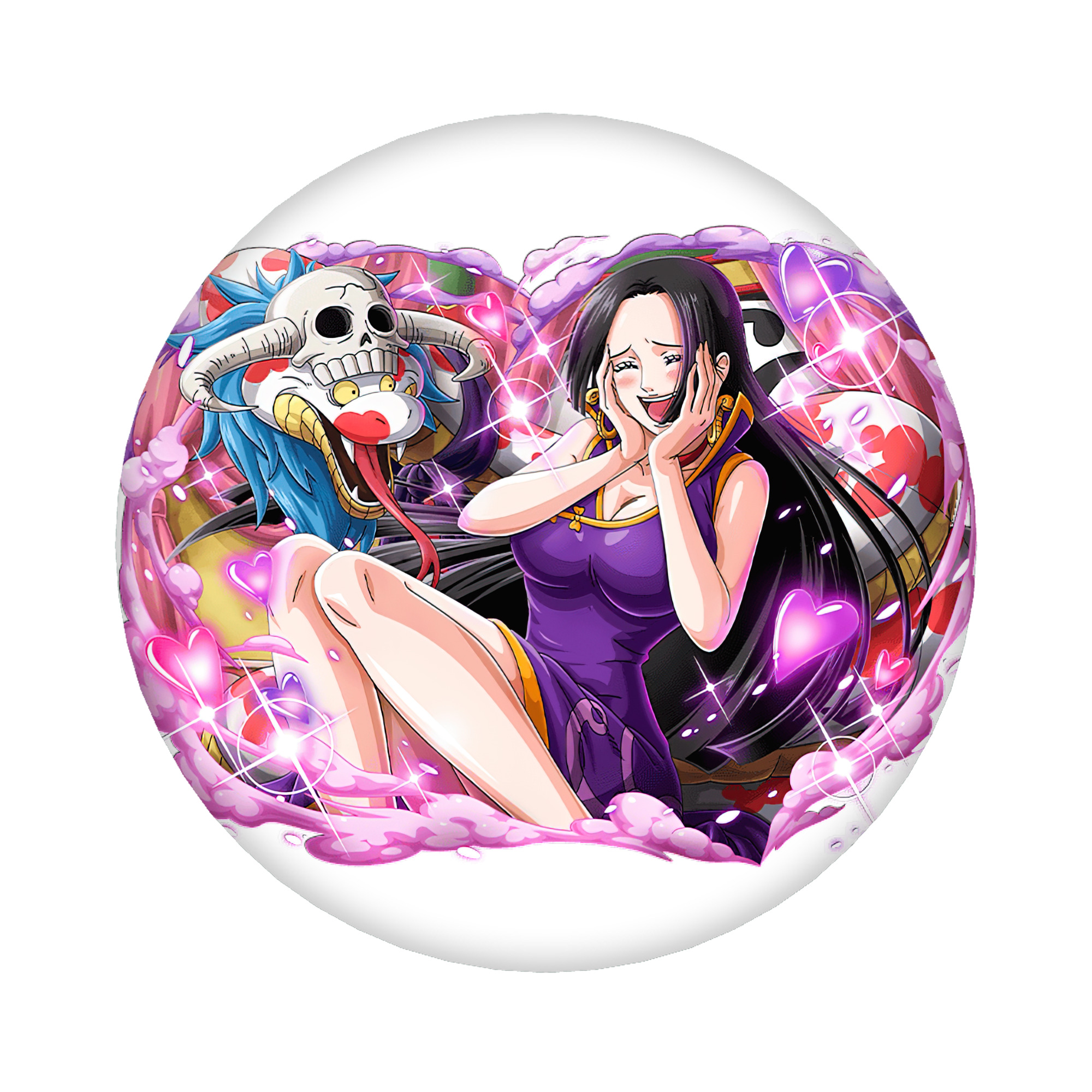 （画像用） ワンピース ボア・ハンコック ONE PIECE Boa·Hancock 6cm 缶バッジ 複数セット