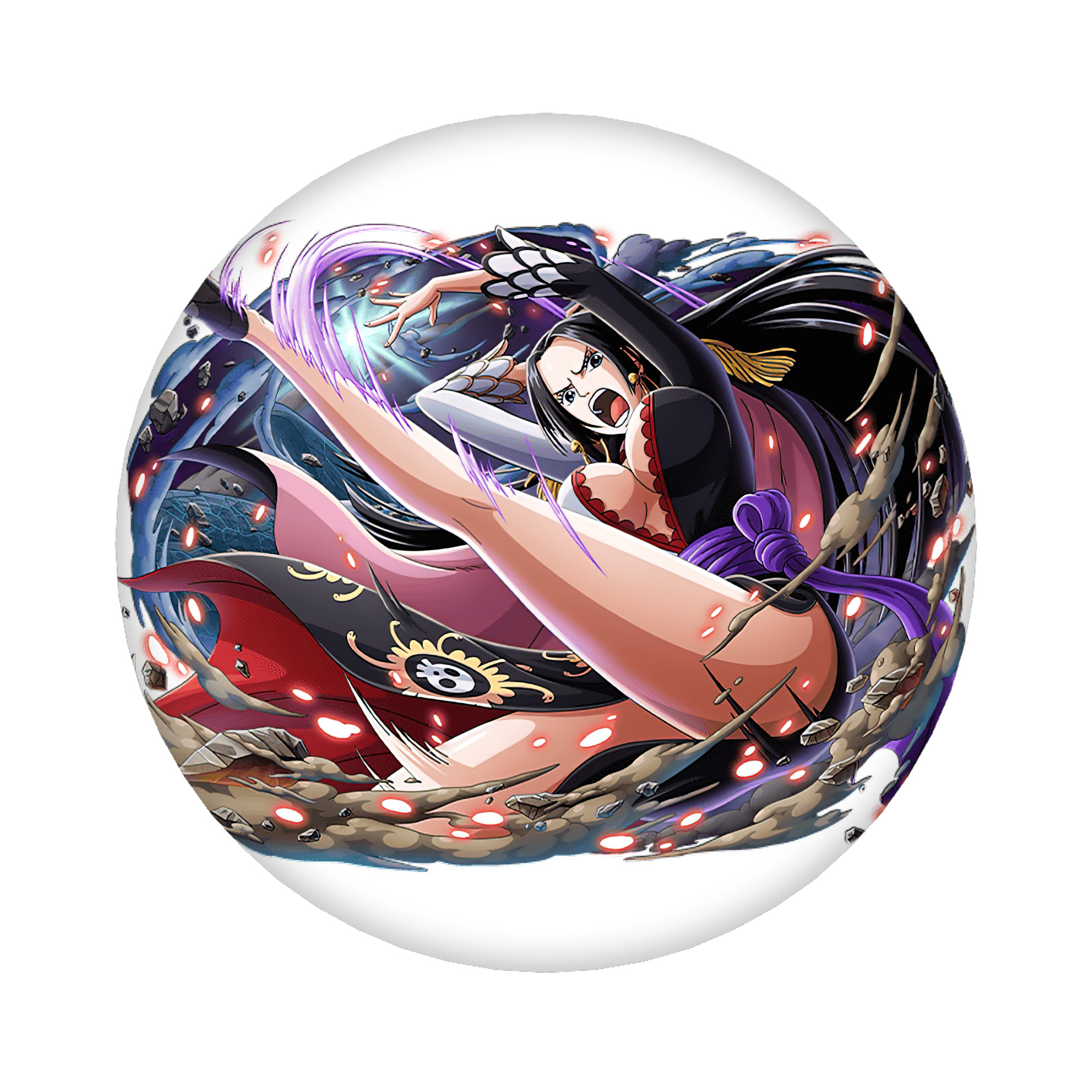 （画像用） ワンピース ボア・ハンコック ONE PIECE Boa·Hancock 6cm 缶バッジ 複数セット
