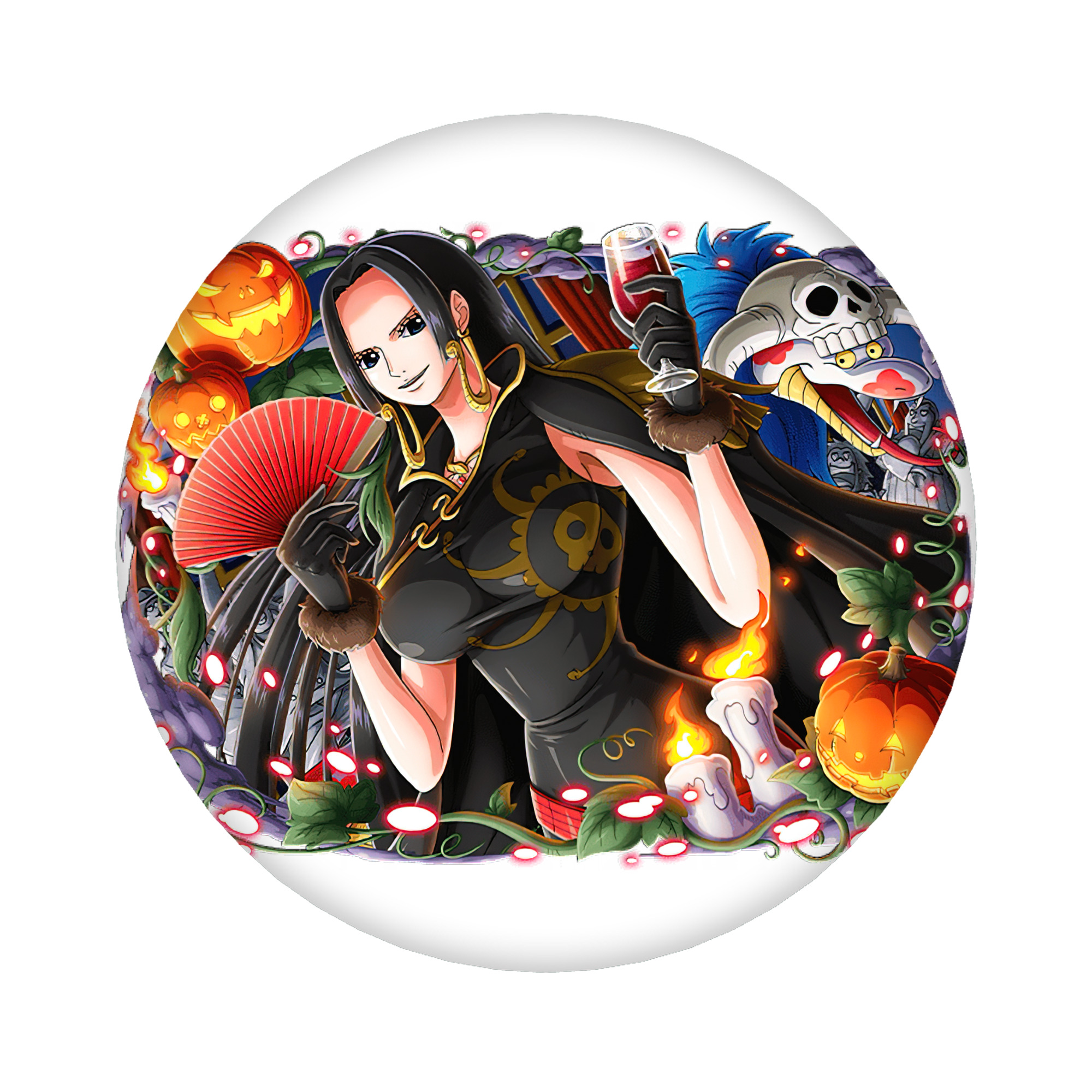 （画像用） ワンピース ボア・ハンコック ONE PIECE Boa·Hancock 6cm 缶バッジ 複数セット