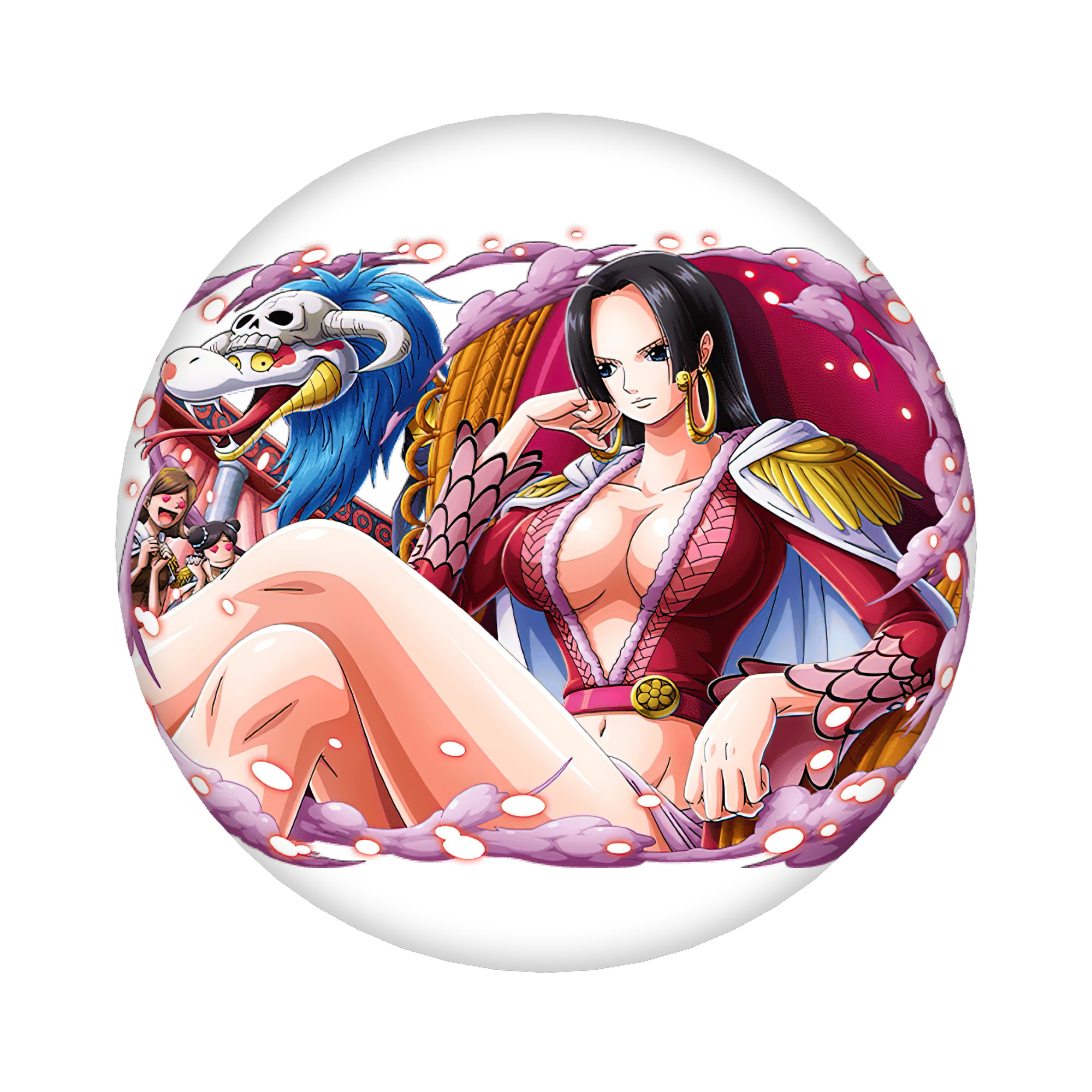 （画像用） ワンピース ボア・ハンコック ONE PIECE Boa·Hancock 6cm 缶バッジ 複数セット