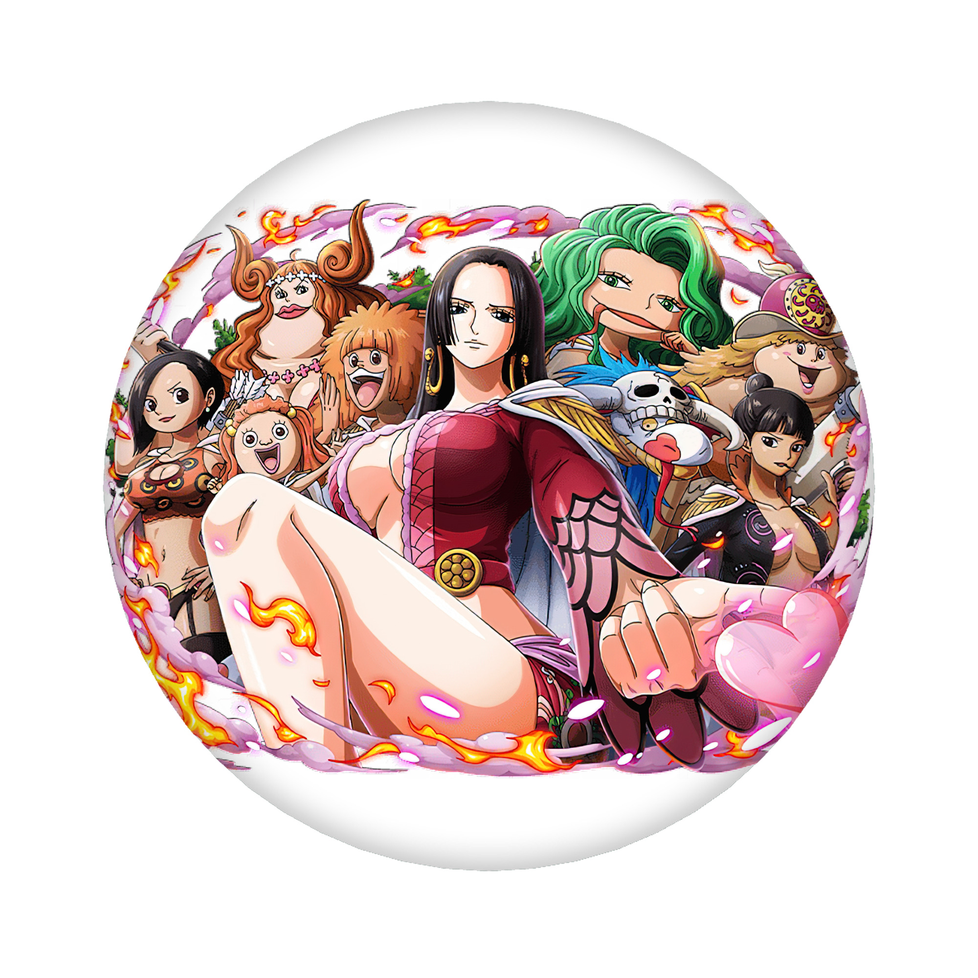 （画像用） ワンピース ボア・ハンコック ONE PIECE Boa·Hancock 6cm 缶バッジ 複数セット