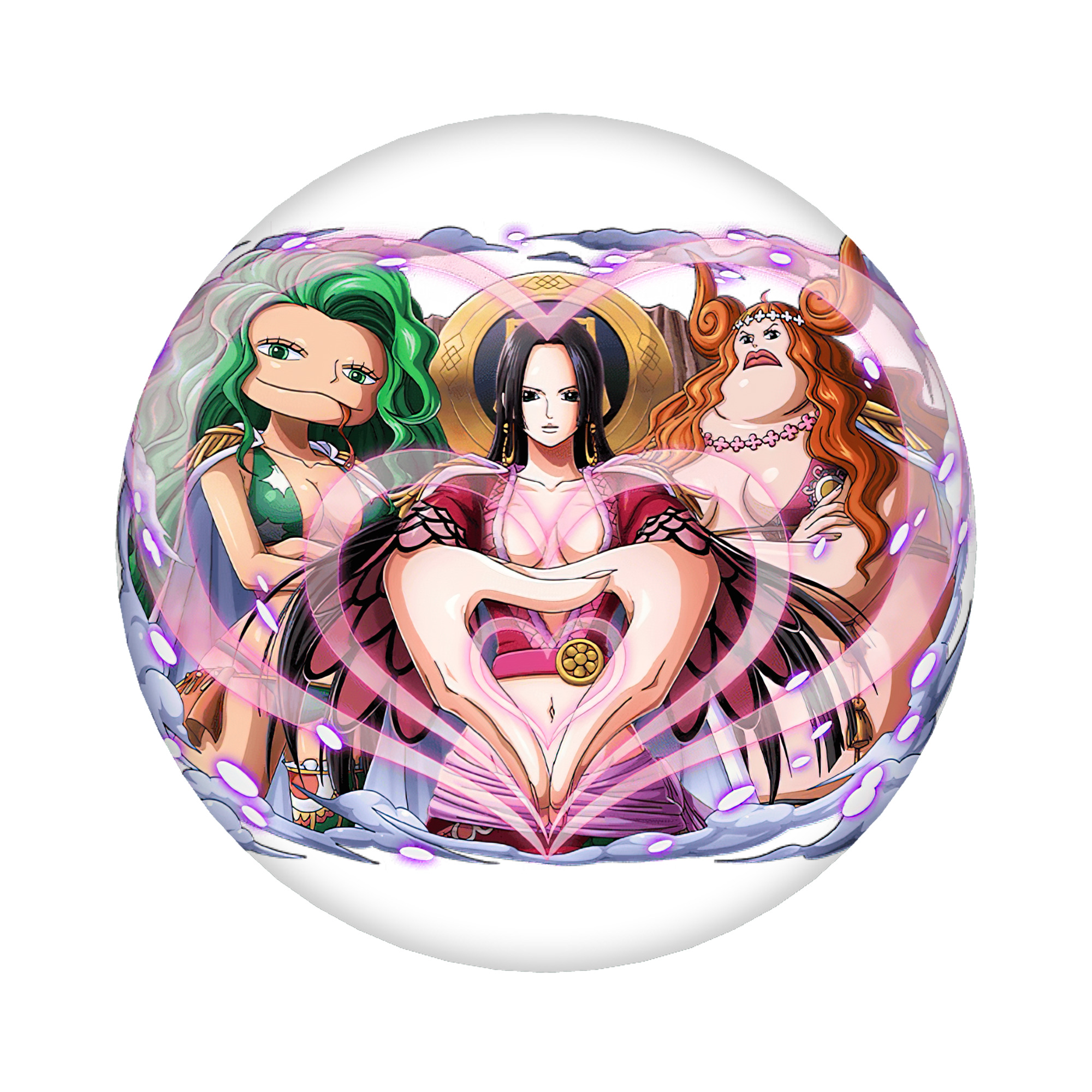 （画像用） ワンピース ボア・ハンコック ONE PIECE Boa·Hancock 6cm 缶バッジ 複数セット