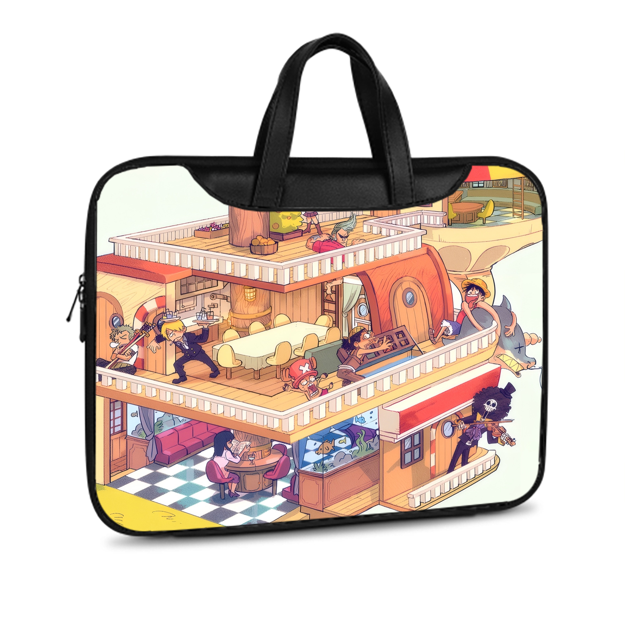 （画像用） ワンピース ONE PIECE レザーラップトップバッグ　ノートパソコンケース
