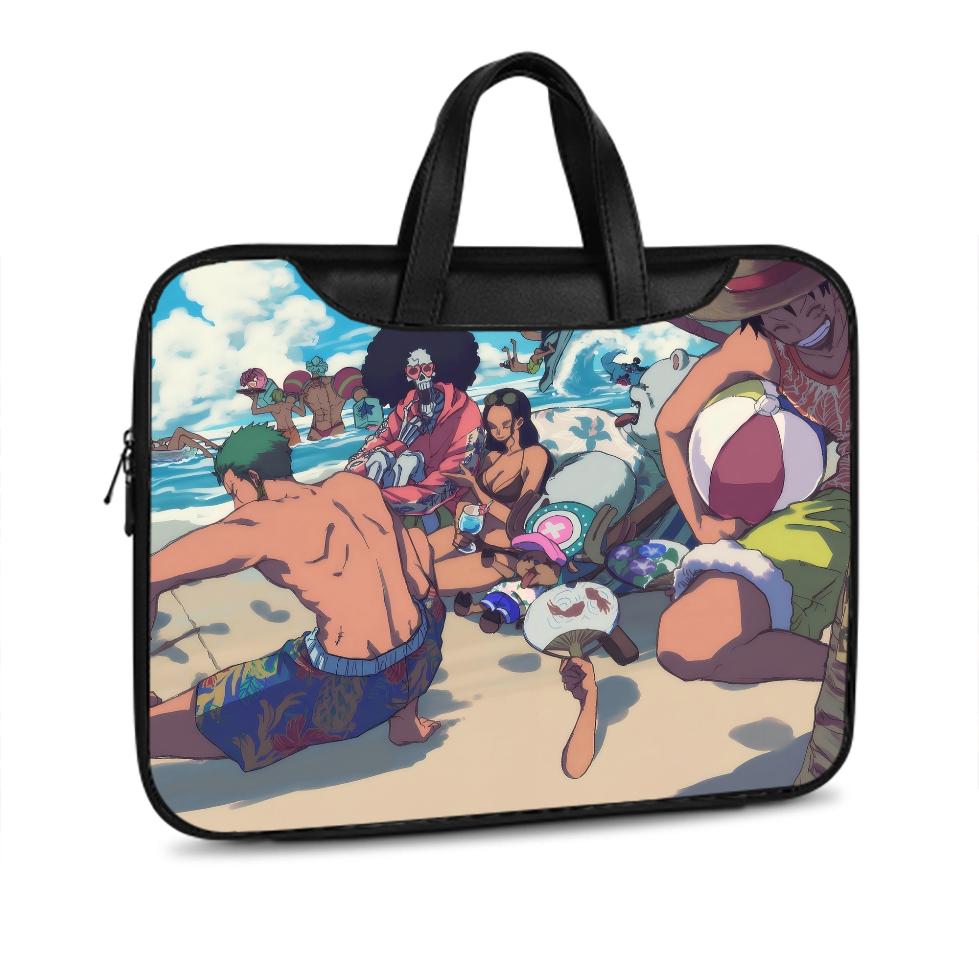 ワンピース ONE PIECE レザーラップトップバッグ　ノートパソコンケース