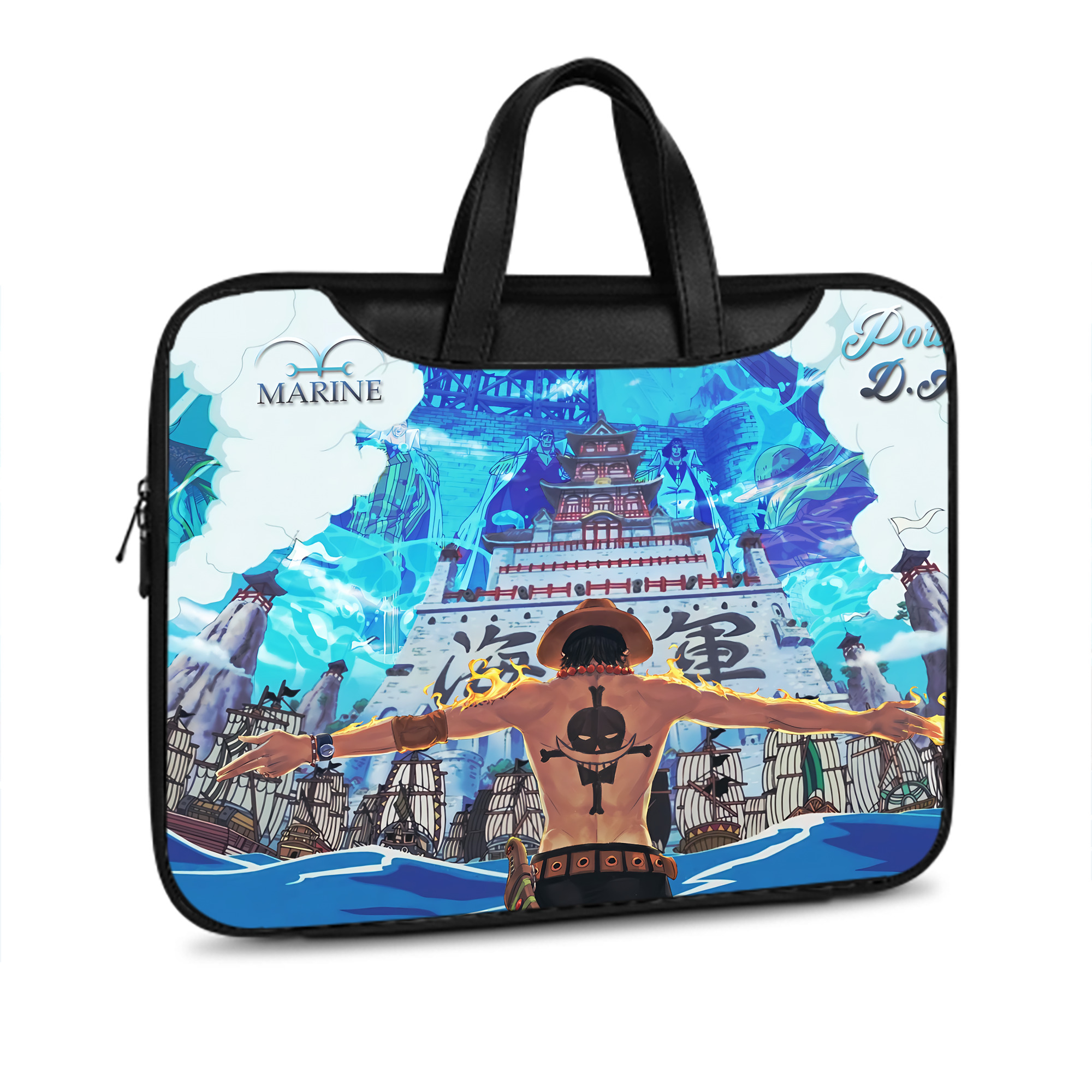 ワンピース ONE PIECE レザーラップトップバッグ　ノートパソコンケース