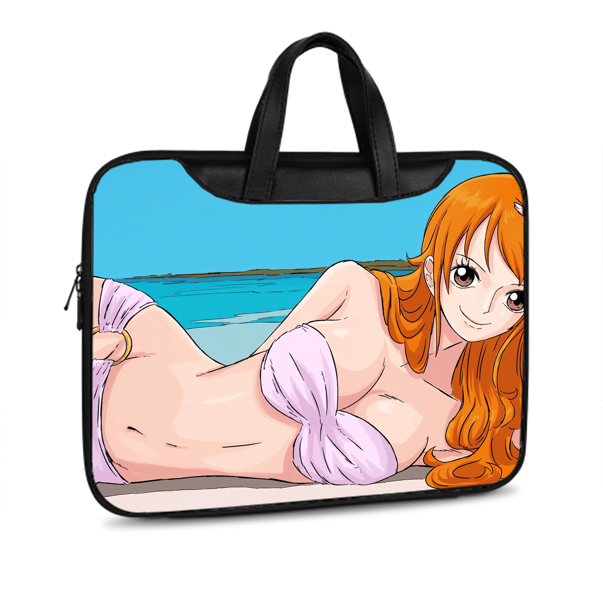 ワンピース ONE PIECE レザーラップトップバッグ　ノートパソコンケース