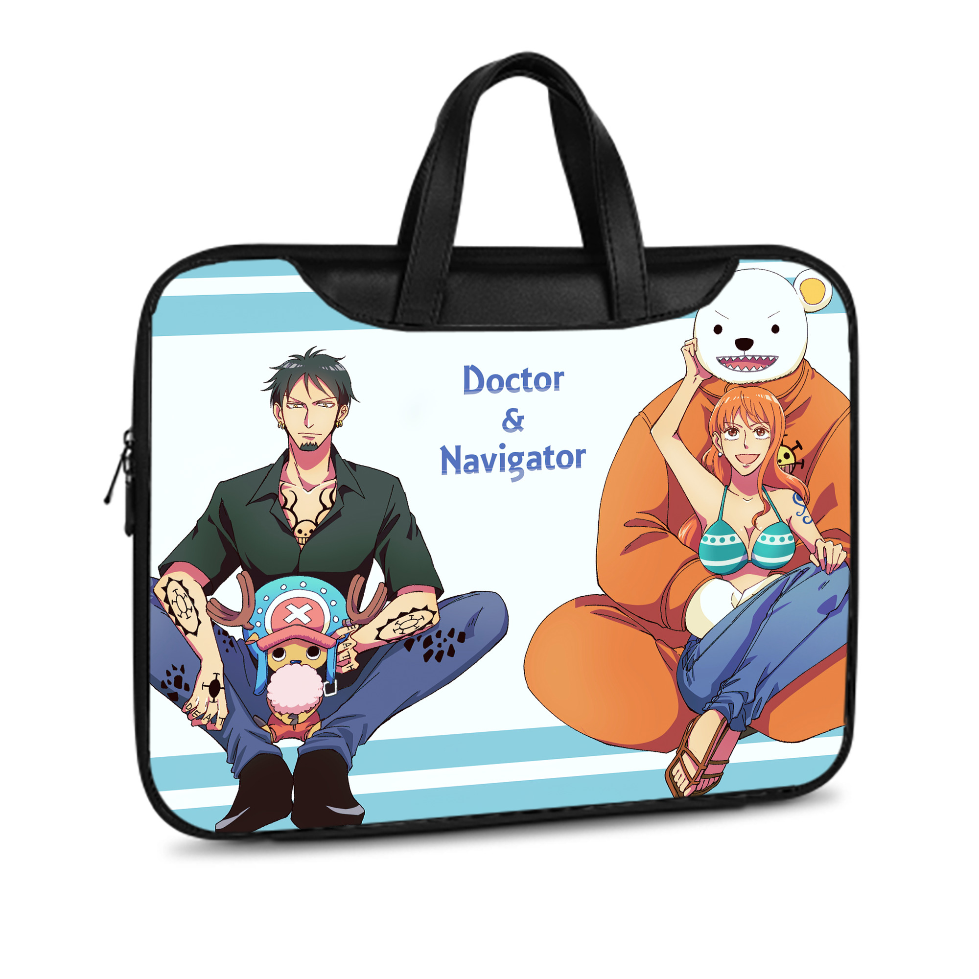 ワンピース ONE PIECE レザーラップトップバッグ　ノートパソコンケース