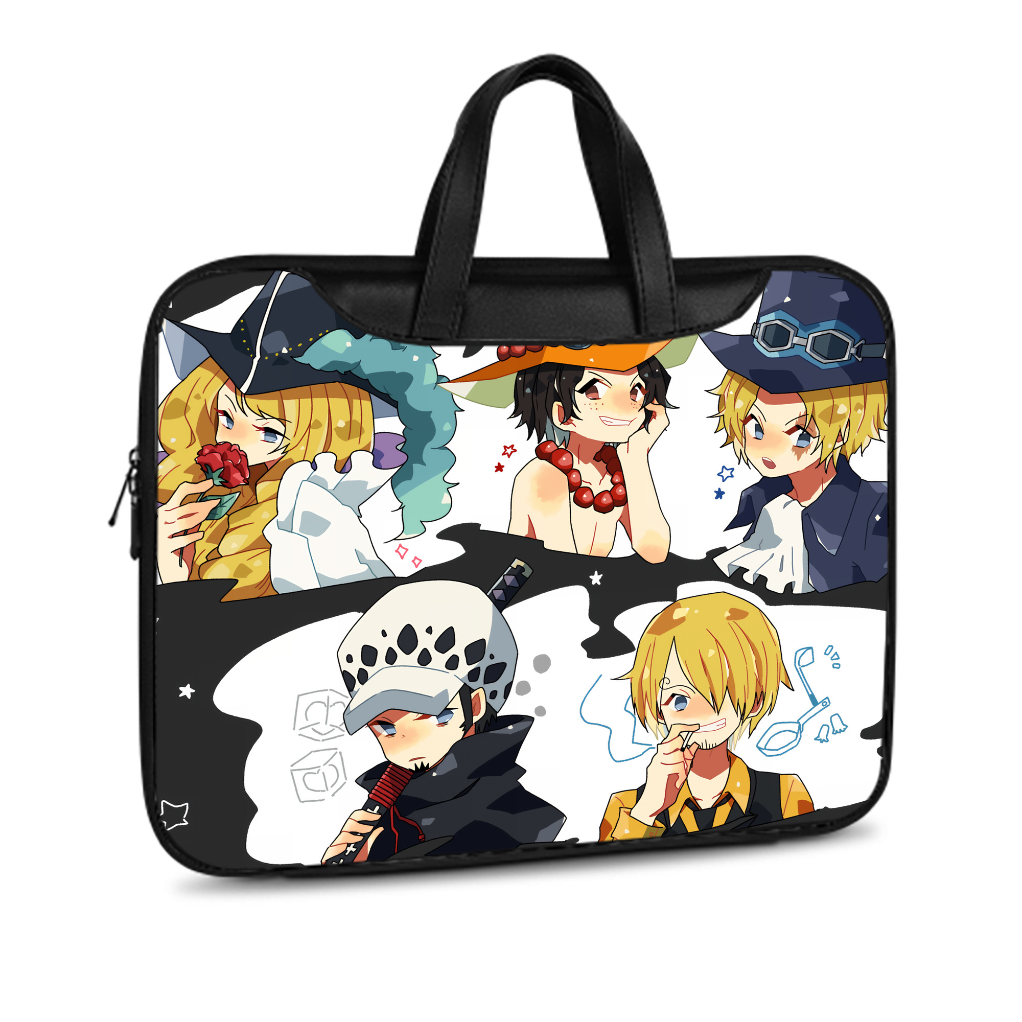 ワンピース ONE PIECE レザーラップトップバッグ　ノートパソコンケース