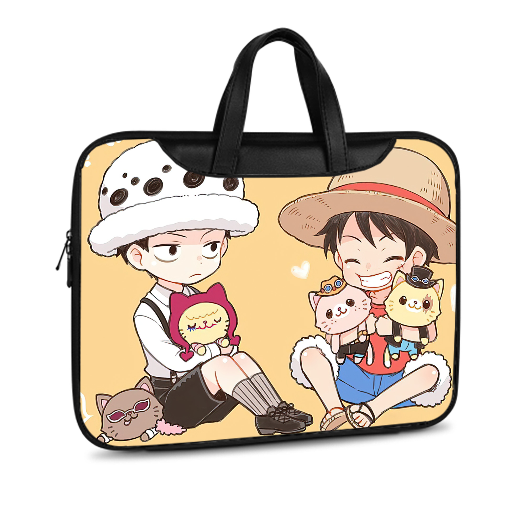 ワンピース ONE PIECE レザーラップトップバッグ　ノートパソコンケース