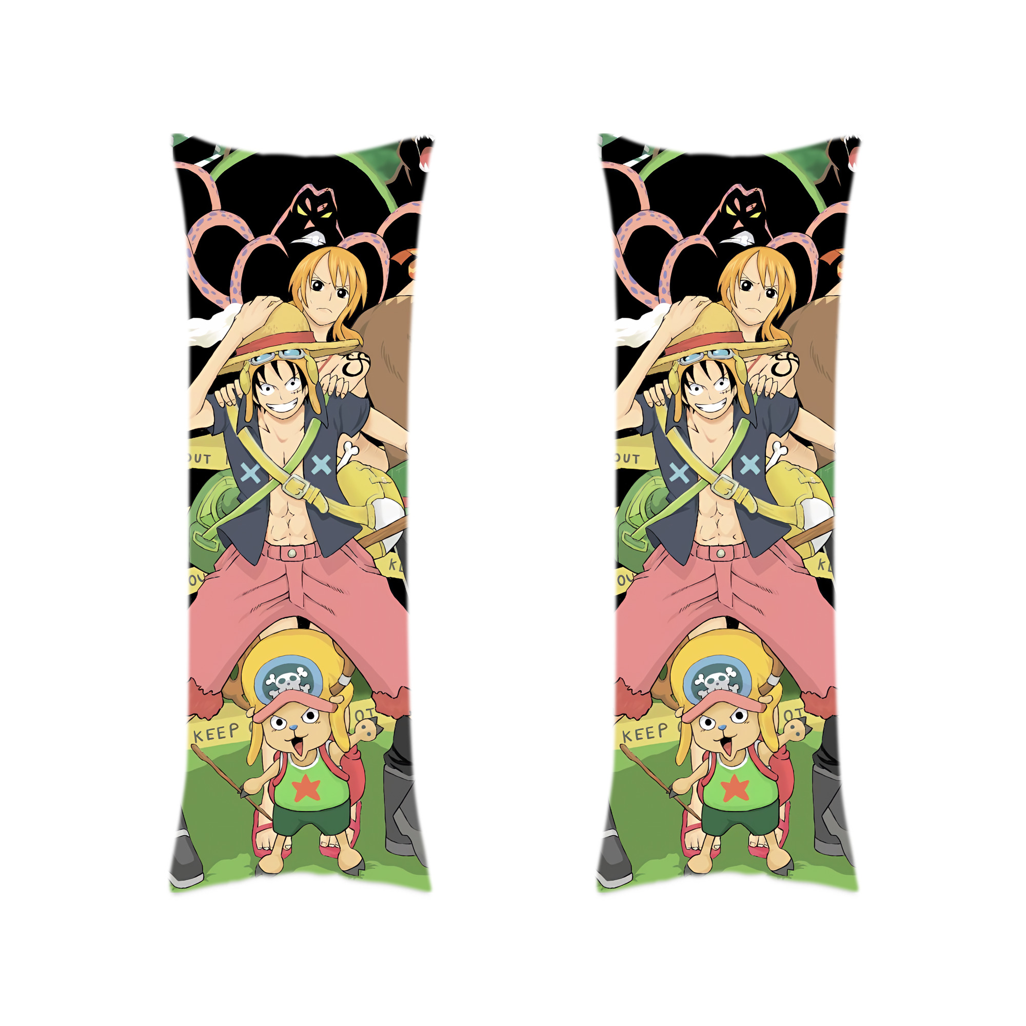 （画像用） ワンピース ONE PIECE ロング抱き枕カバー 両面プリントタイプ（サイズ選択可）