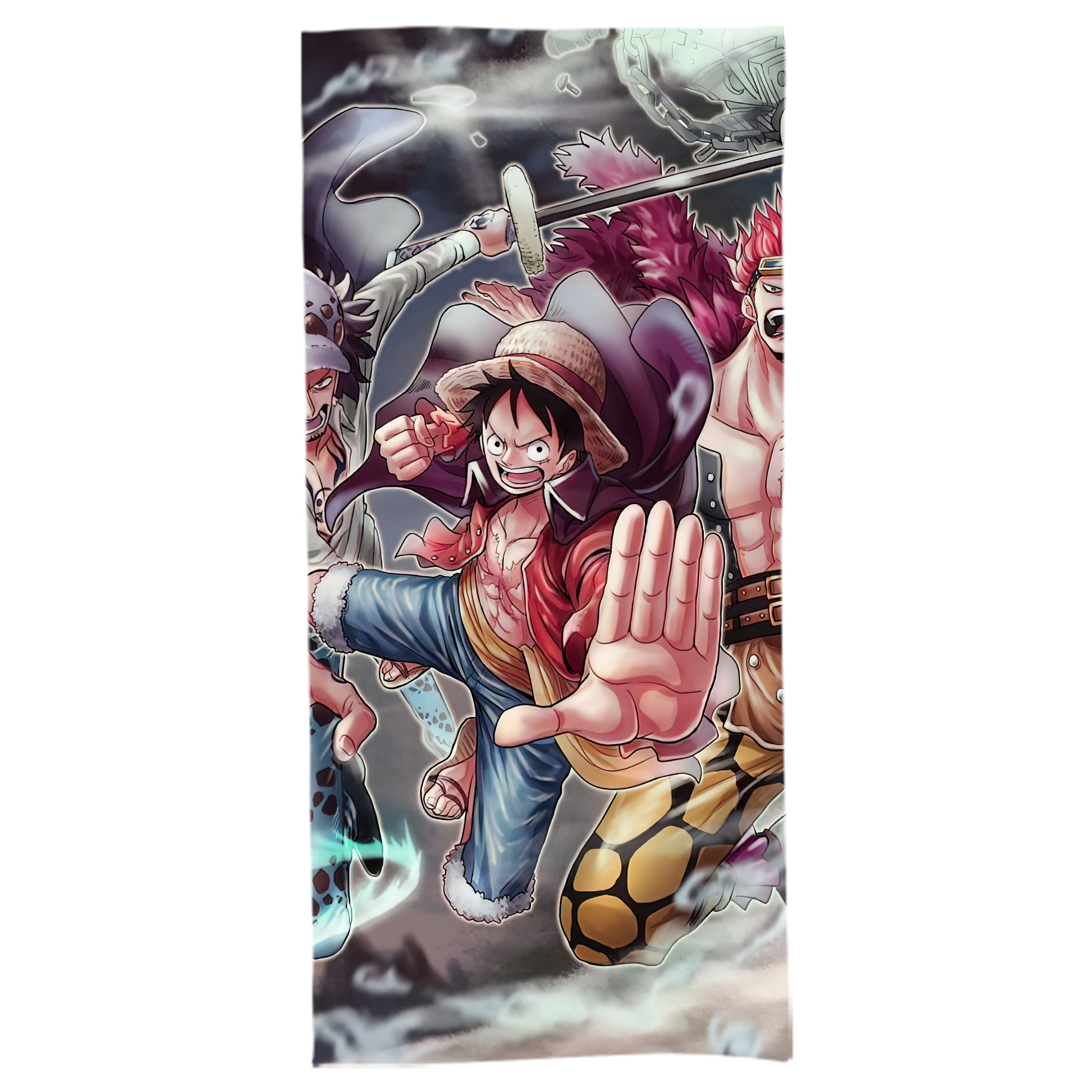 （画像用） ワンピース ONE PIECE 大判バスタオル 70×140cm 吸水速乾 柔らかい肌触り