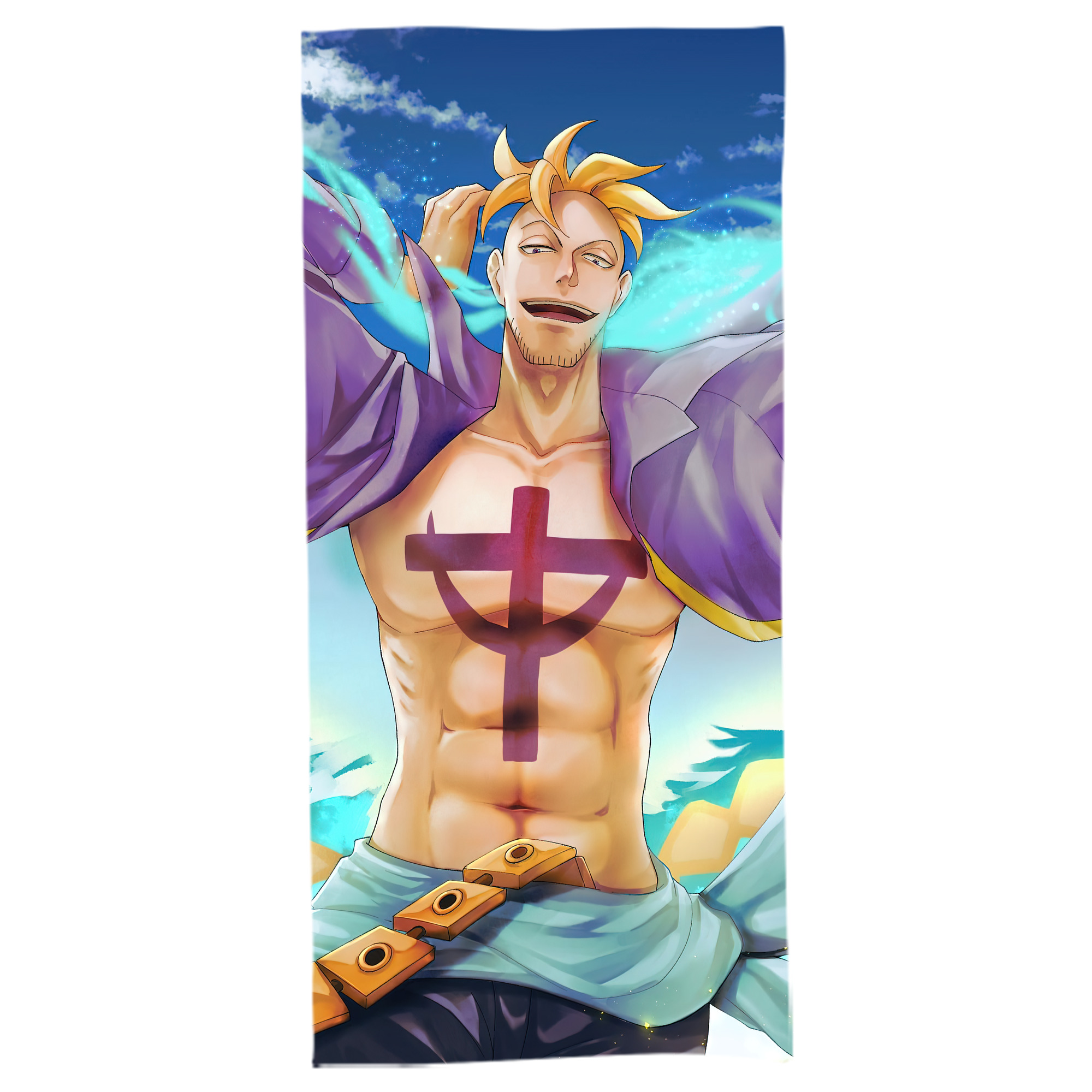 （画像用） ワンピース ONE PIECE 大判バスタオル 70×140cm 吸水速乾 柔らかい肌触り