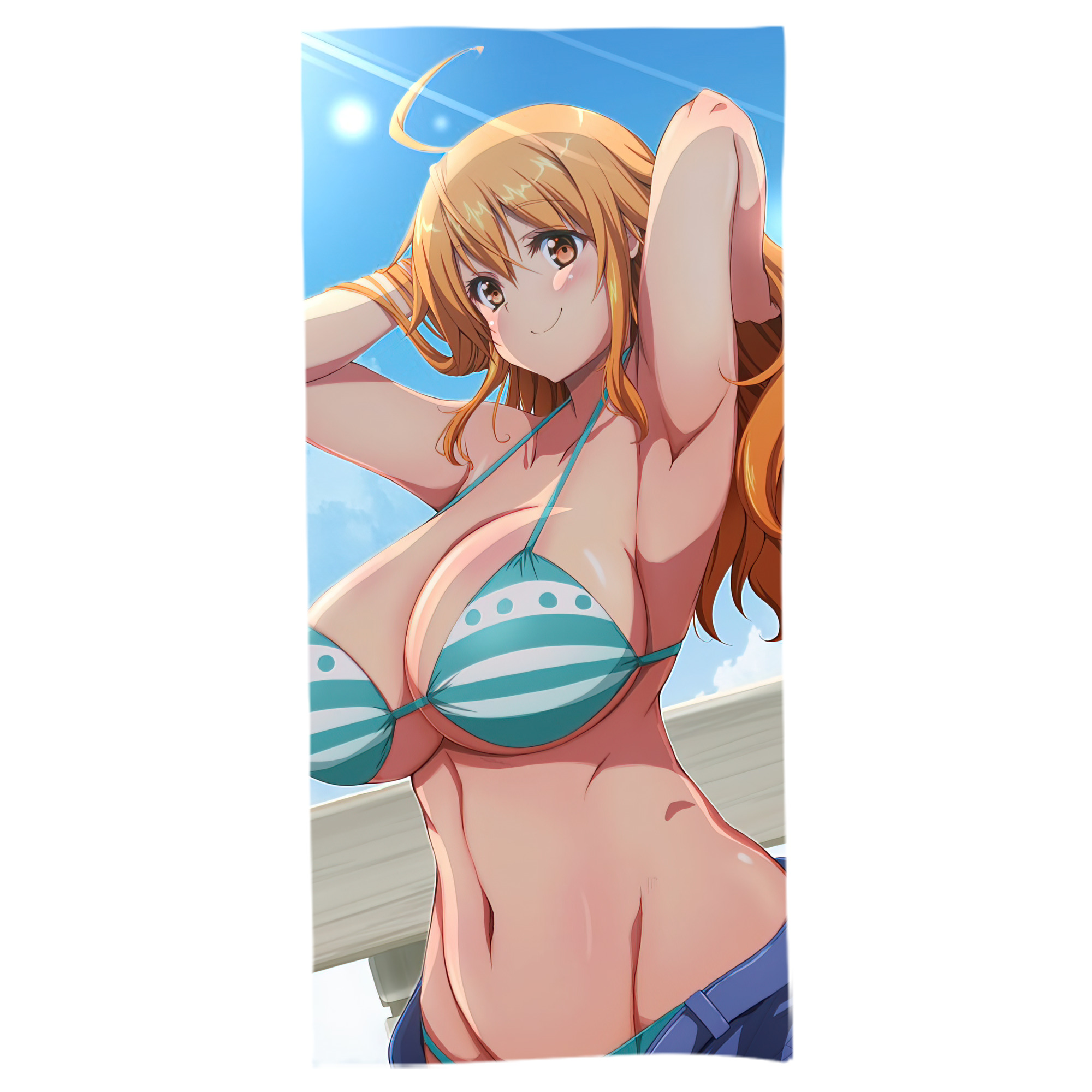 （画像用） ワンピース ONE PIECE 大判バスタオル 70×140cm 吸水速乾 柔らかい肌触り