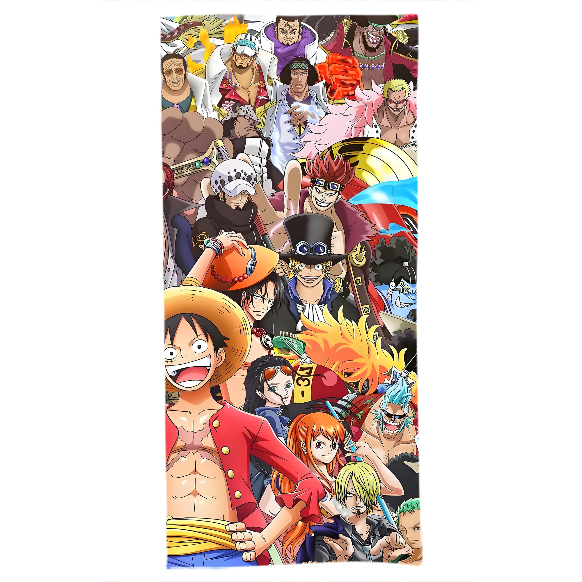 （画像用） ワンピース ONE PIECE 大判バスタオル 70×140cm 吸水速乾 柔らかい肌触り