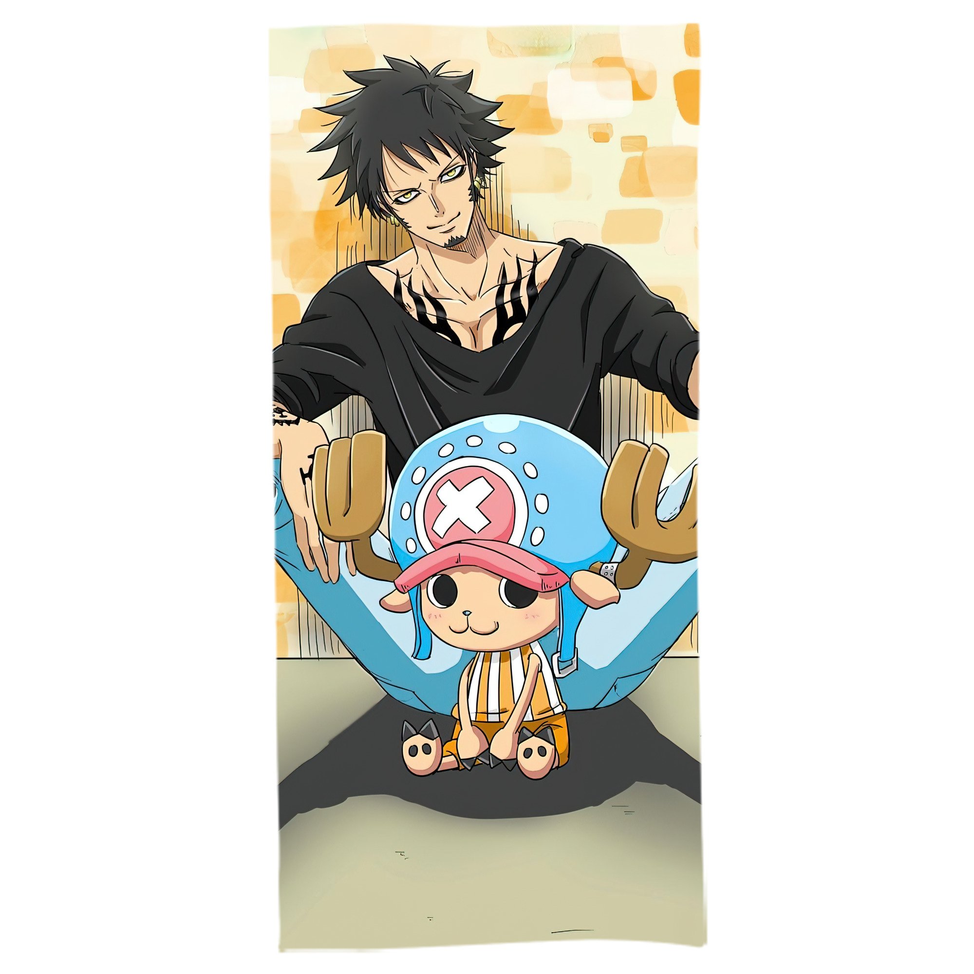 （画像用） ワンピース ONE PIECE 大判バスタオル 70×140cm 吸水速乾 柔らかい肌触り