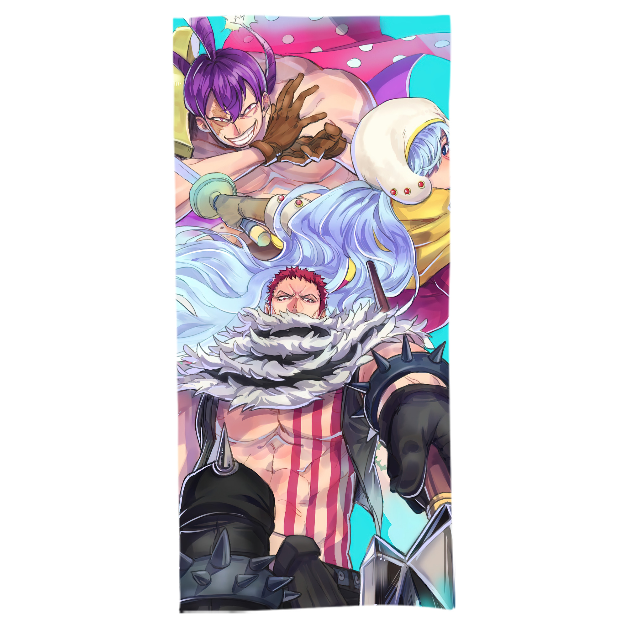 （画像用） ワンピース ONE PIECE 大判バスタオル 70×140cm 吸水速乾 柔らかい肌触り