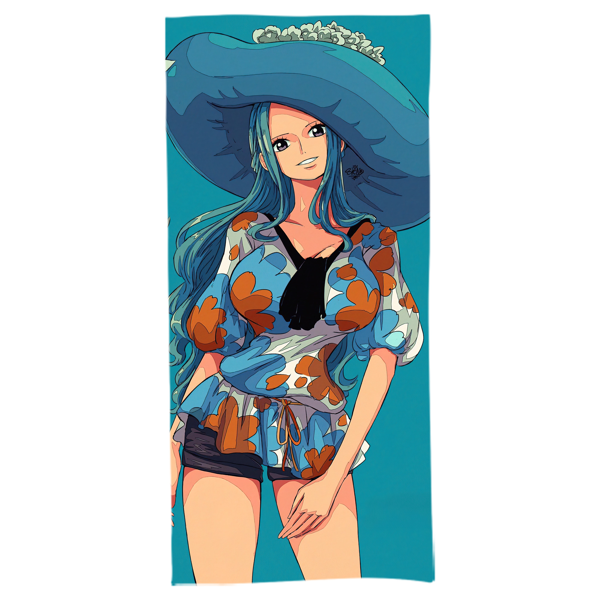 （画像用） ワンピース ONE PIECE 大判バスタオル 70×140cm 吸水速乾 柔らかい肌触り