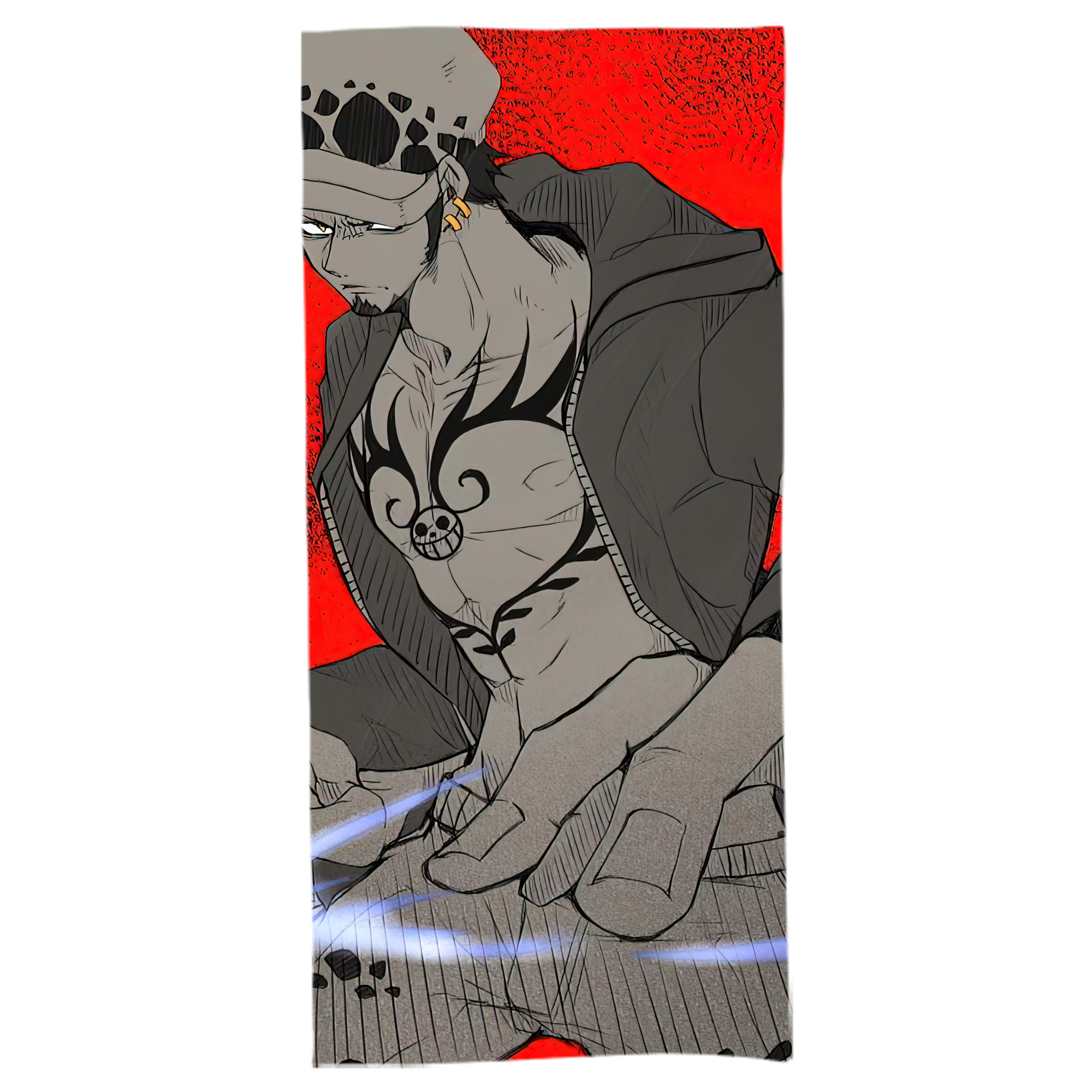 （画像用） ワンピース ONE PIECE 大判バスタオル 70×140cm 吸水速乾 柔らかい肌触り