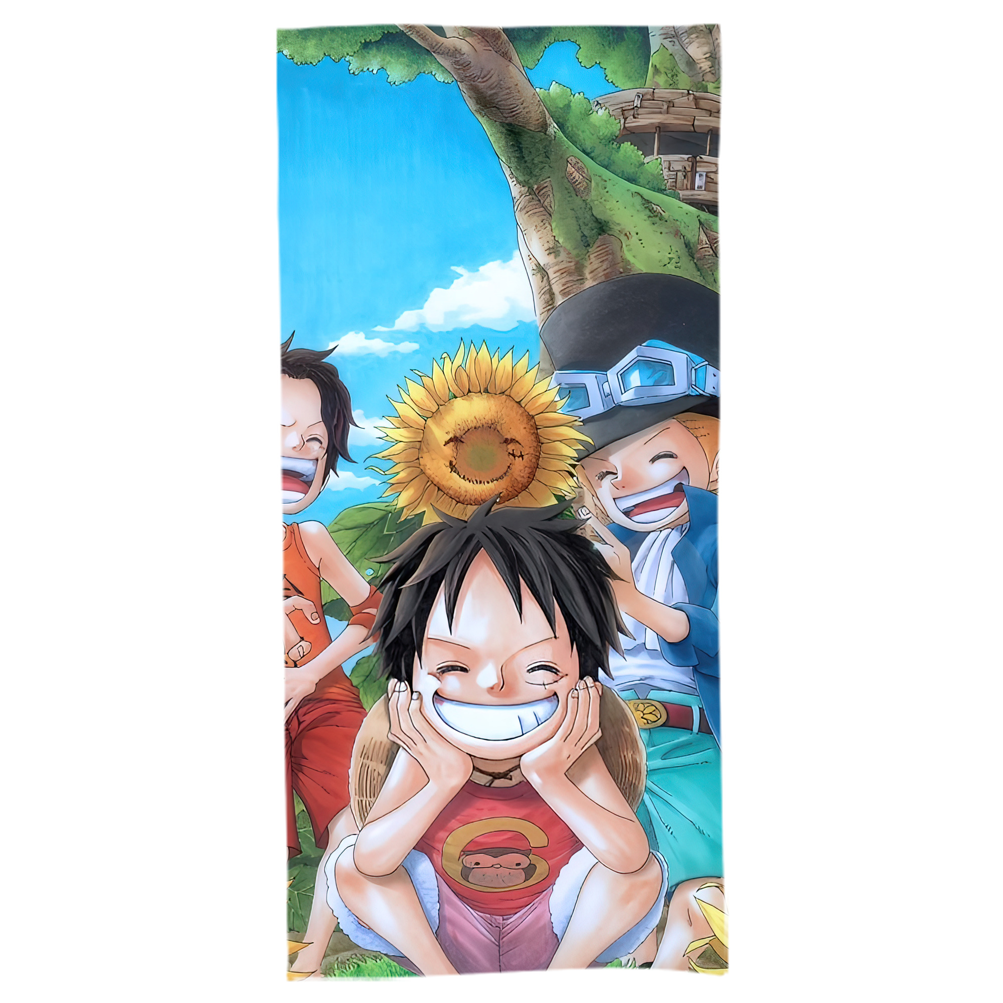 （画像用） ワンピース ONE PIECE 大判バスタオル 70×140cm 吸水速乾 柔らかい肌触り