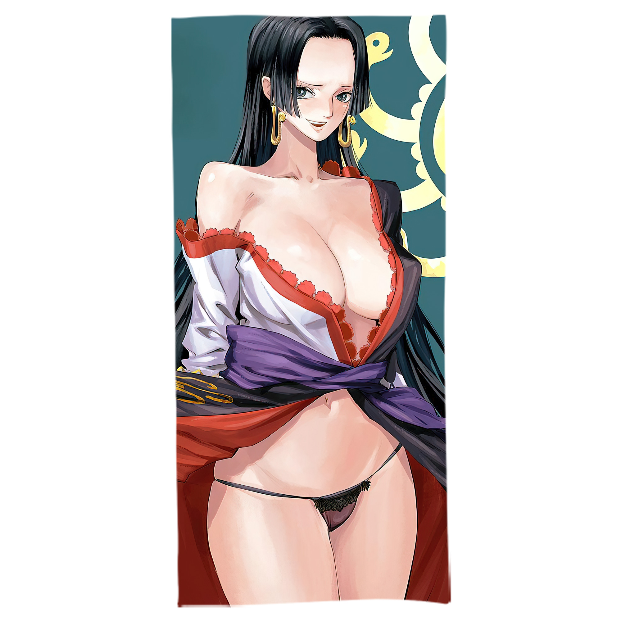 （画像用） ワンピース ONE PIECE 大判バスタオル 70×140cm 吸水速乾 柔らかい肌触り