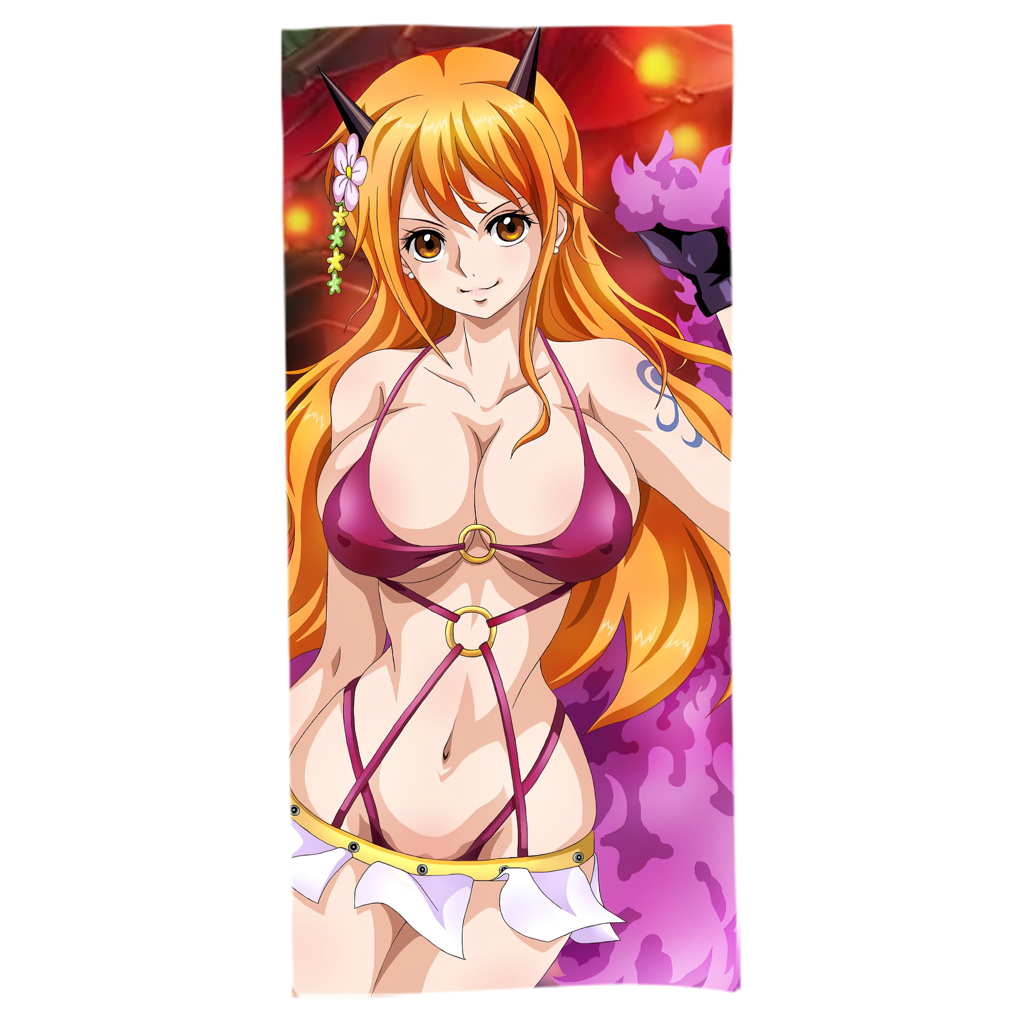 （画像用） ワンピース ONE PIECE 大判バスタオル 70×140cm 吸水速乾 柔らかい肌触り