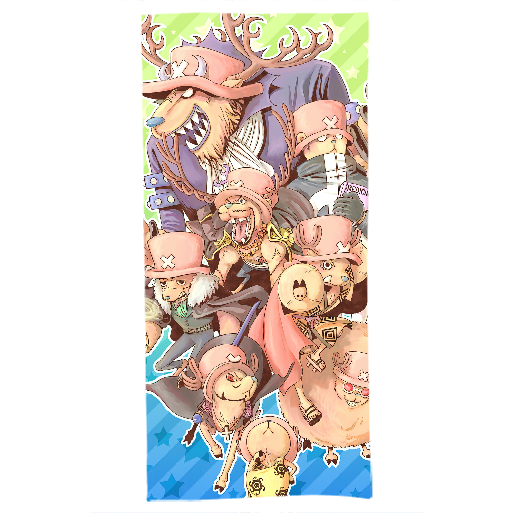 （画像用） ワンピース ONE PIECE 大判バスタオル 70×140cm 吸水速乾 柔らかい肌触り