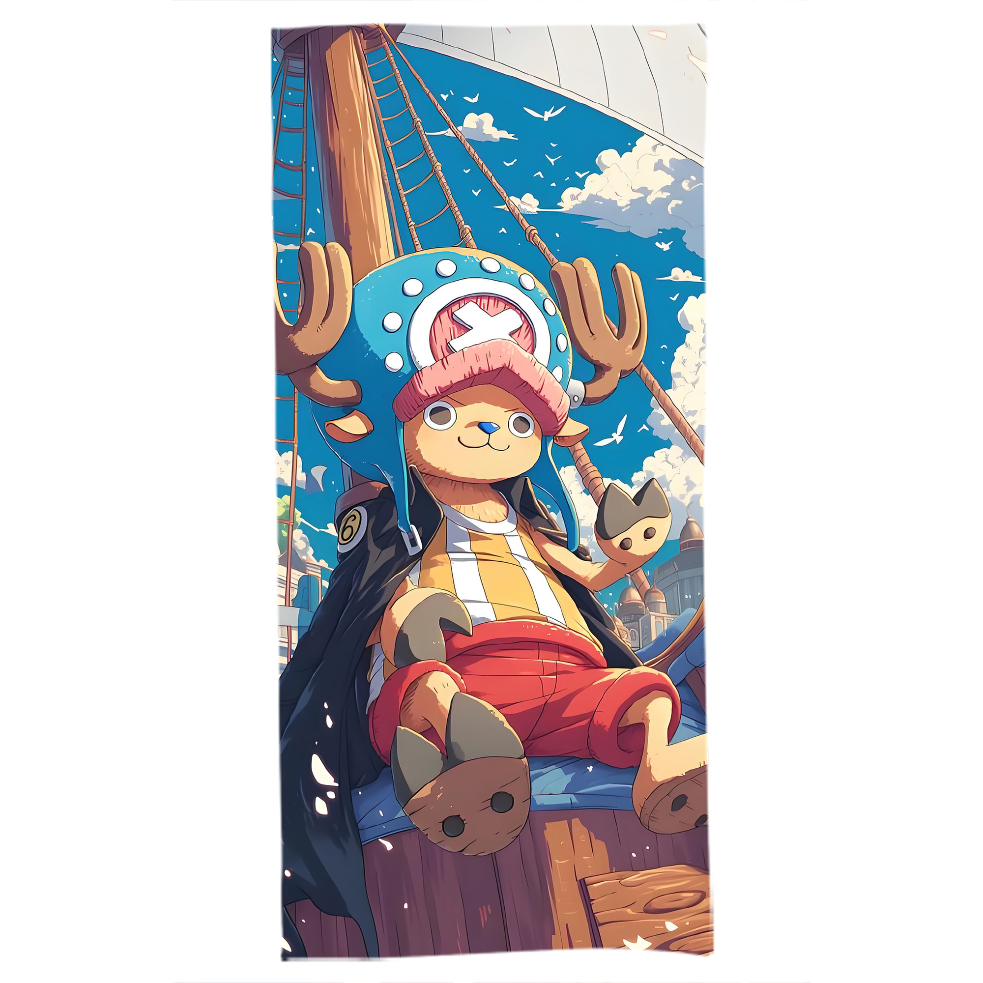（画像用） ワンピース ONE PIECE 大判バスタオル 70×140cm 吸水速乾 柔らかい肌触り