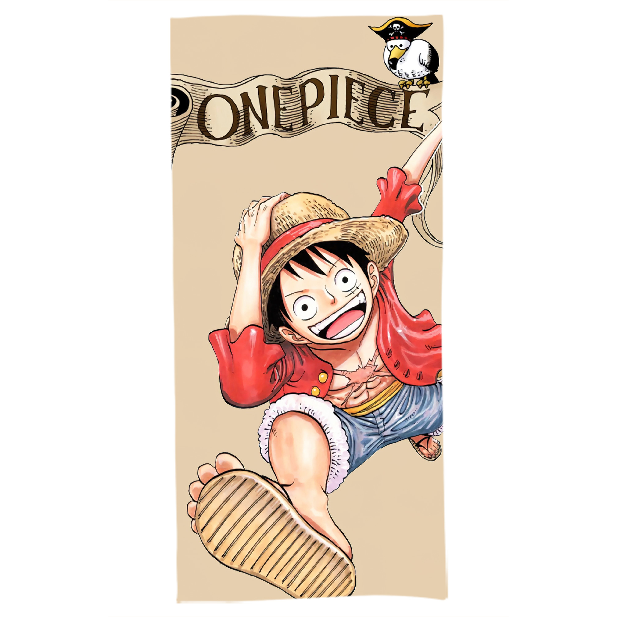 （画像用） ワンピース ONE PIECE 大判バスタオル 70×140cm 吸水速乾 柔らかい肌触り