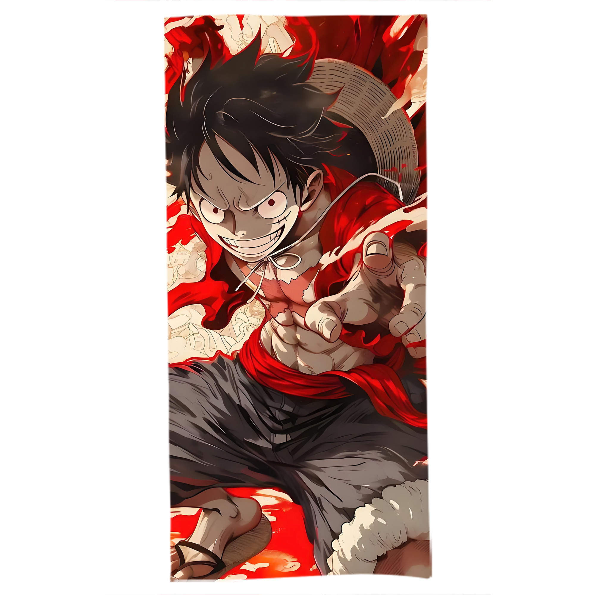 （画像用） ワンピース ONE PIECE 大判バスタオル 70×140cm 吸水速乾 柔らかい肌触り